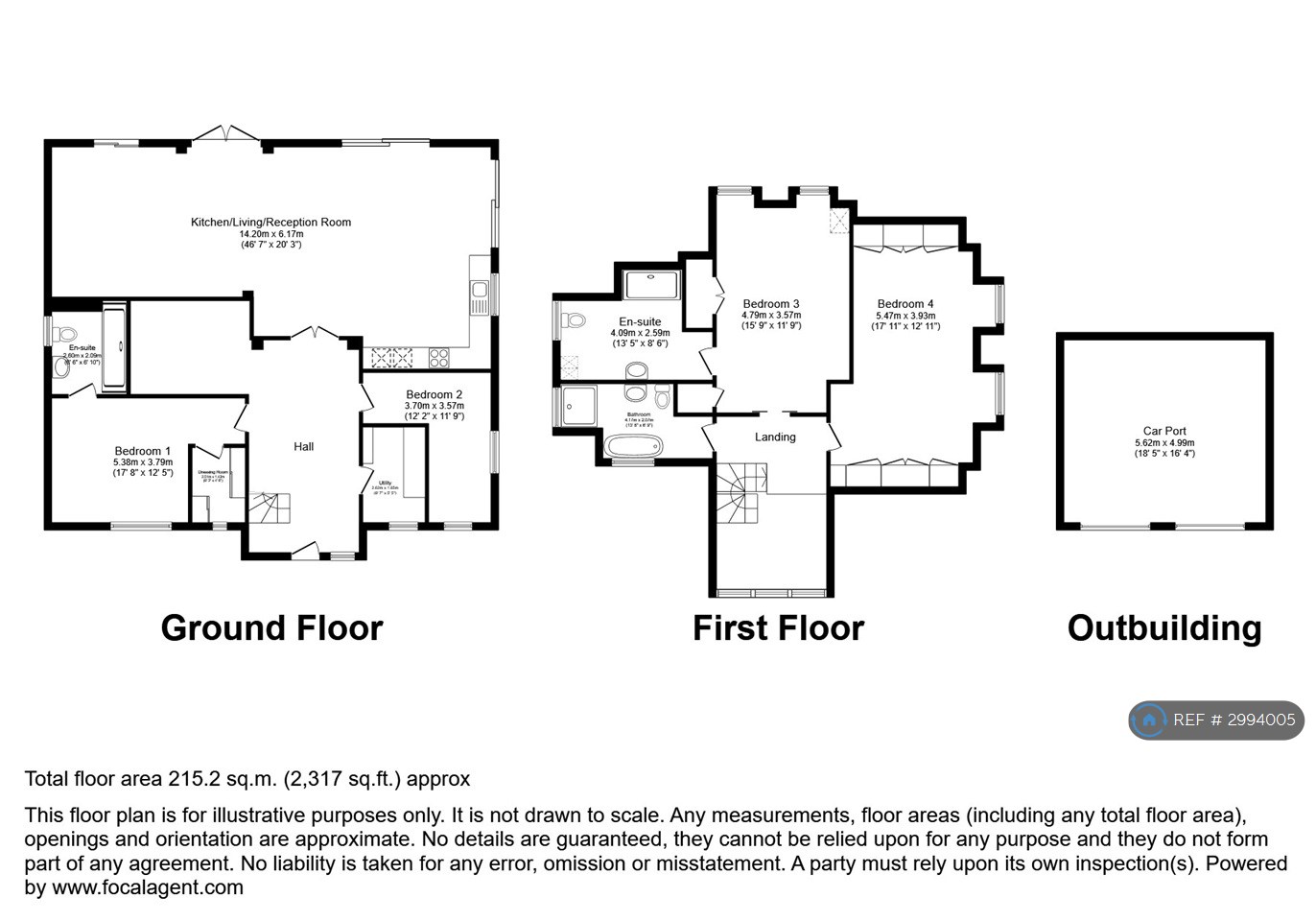 Mead Lane, Chertsey floorplan