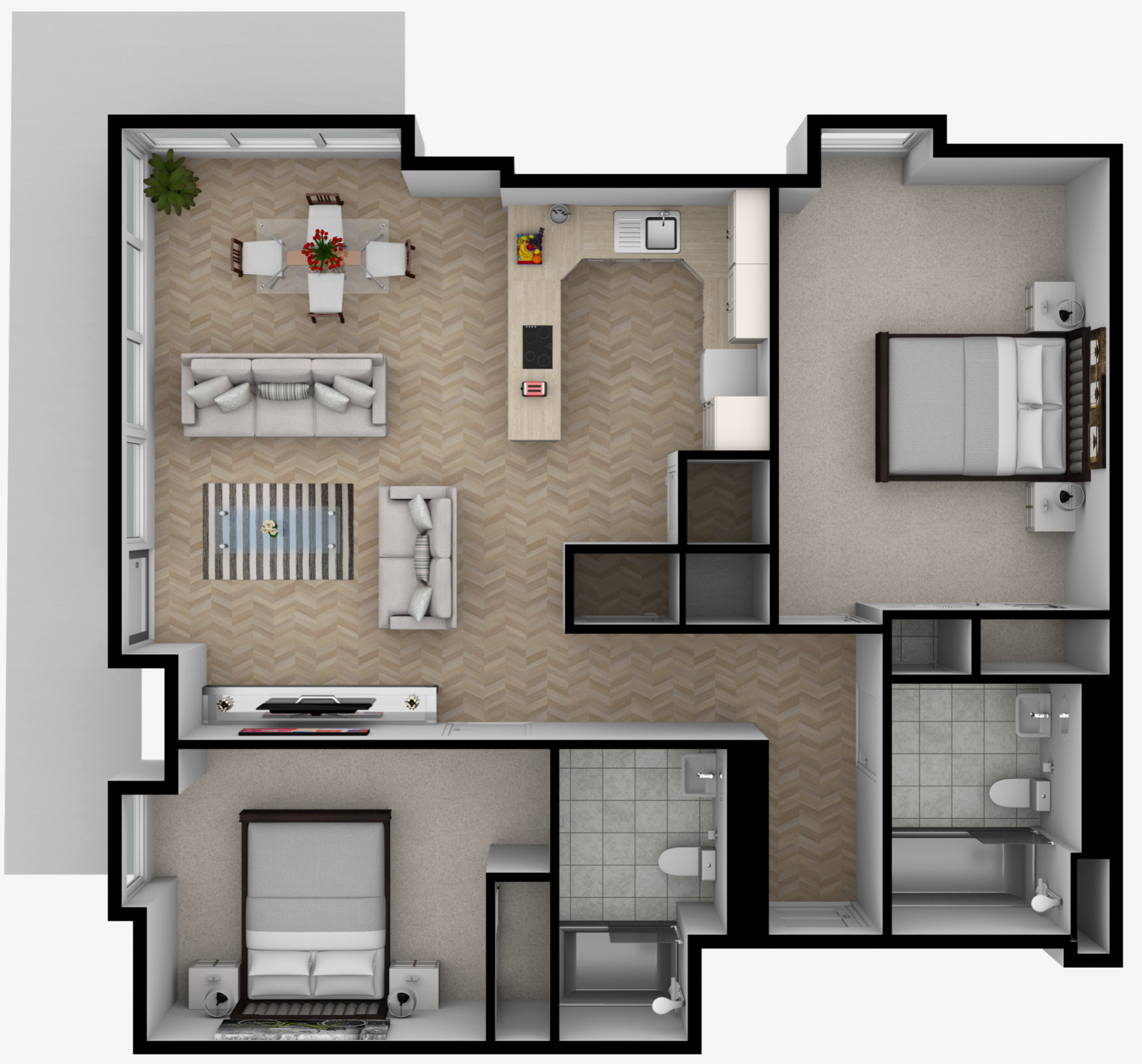 The Green Rooms, Leader House, Manchester floorplan