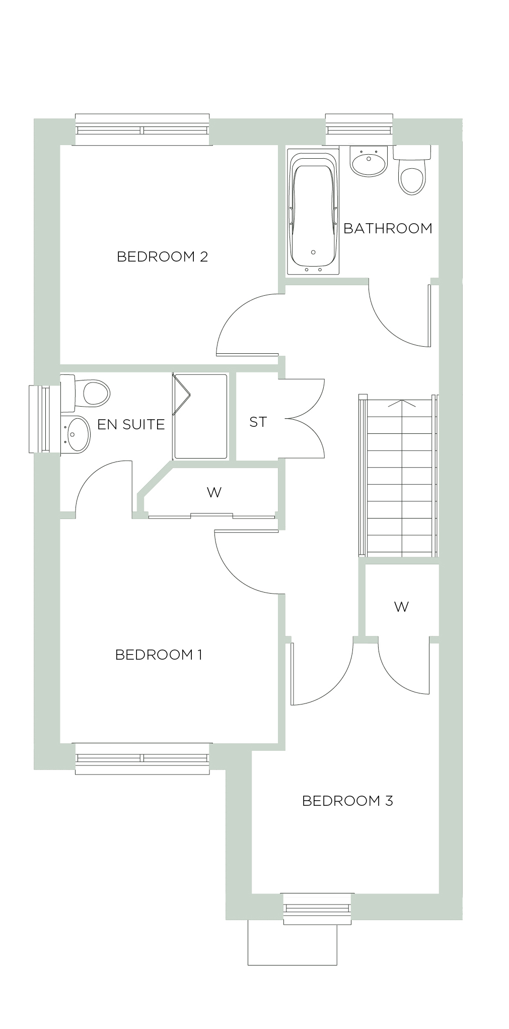 Plot 39, 58, Corseford Road, Johnstone floorplan