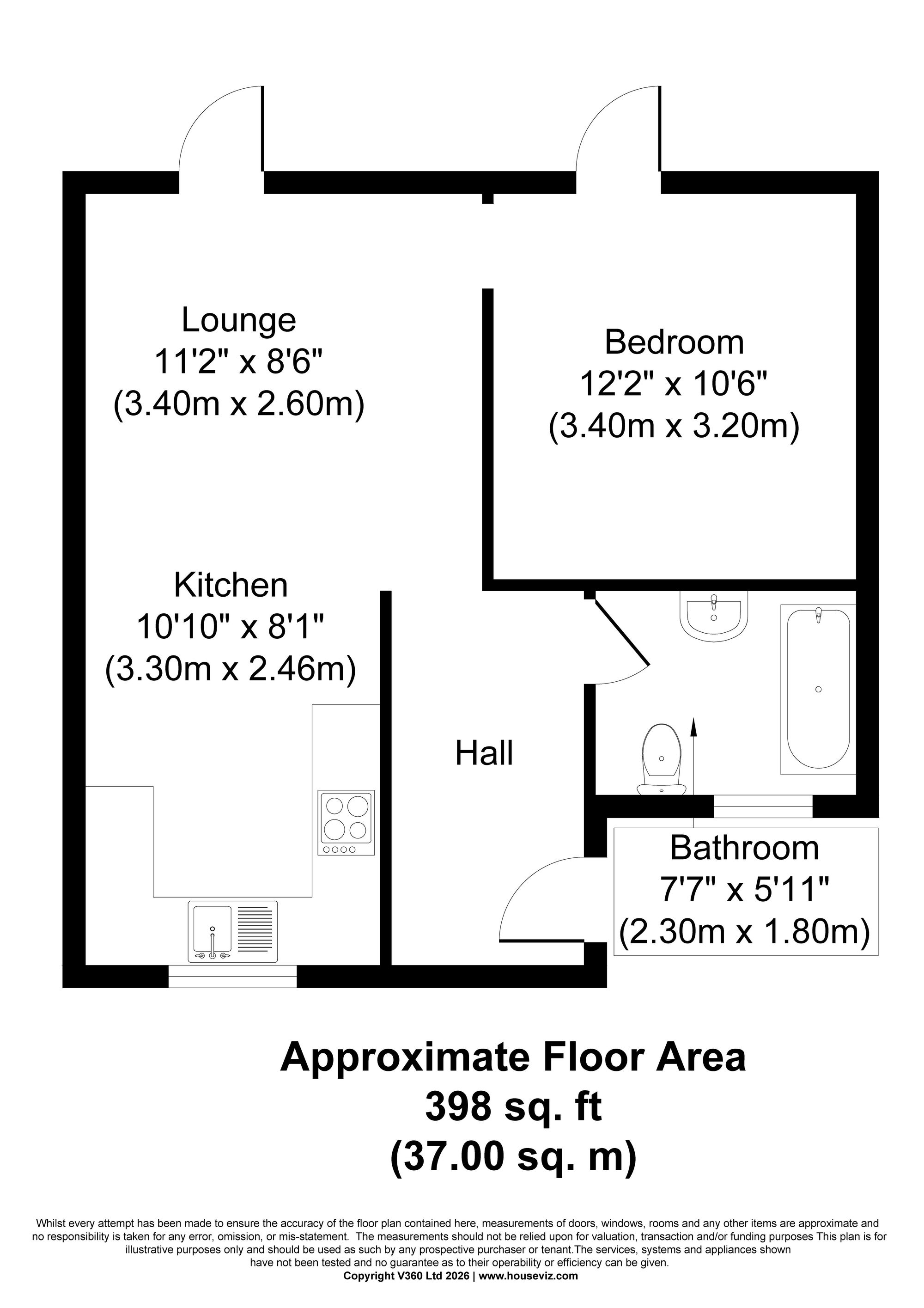 21 Chapel Walk Mews North Parade, Camborne floorplan