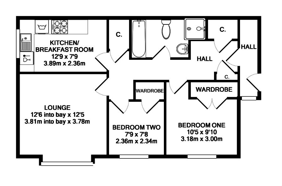 2 Bedrooms Flat for sale in Lindsay Gardens, Bathgate EH48