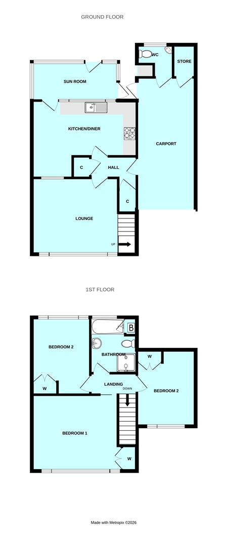 12, Dayton Close, Plymouth floorplan