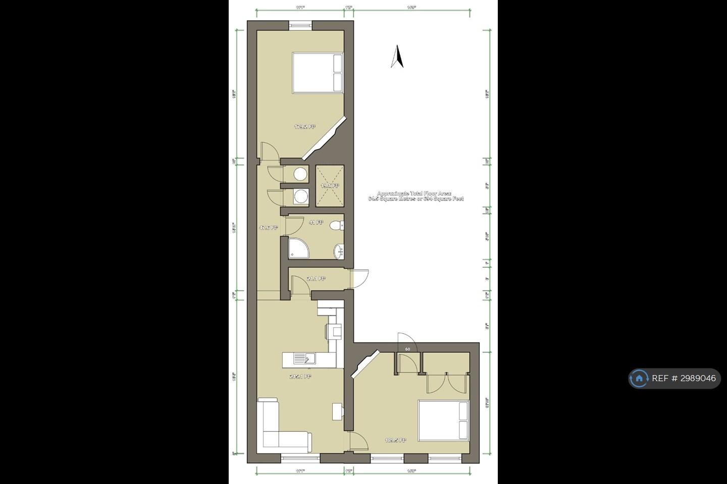 B High Town, Hereford floorplan