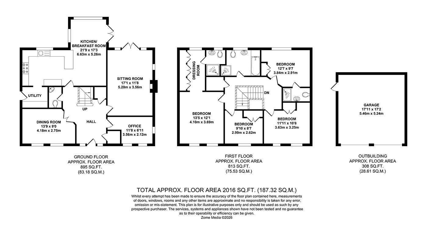 4, Pearl Way, West Malling floorplan