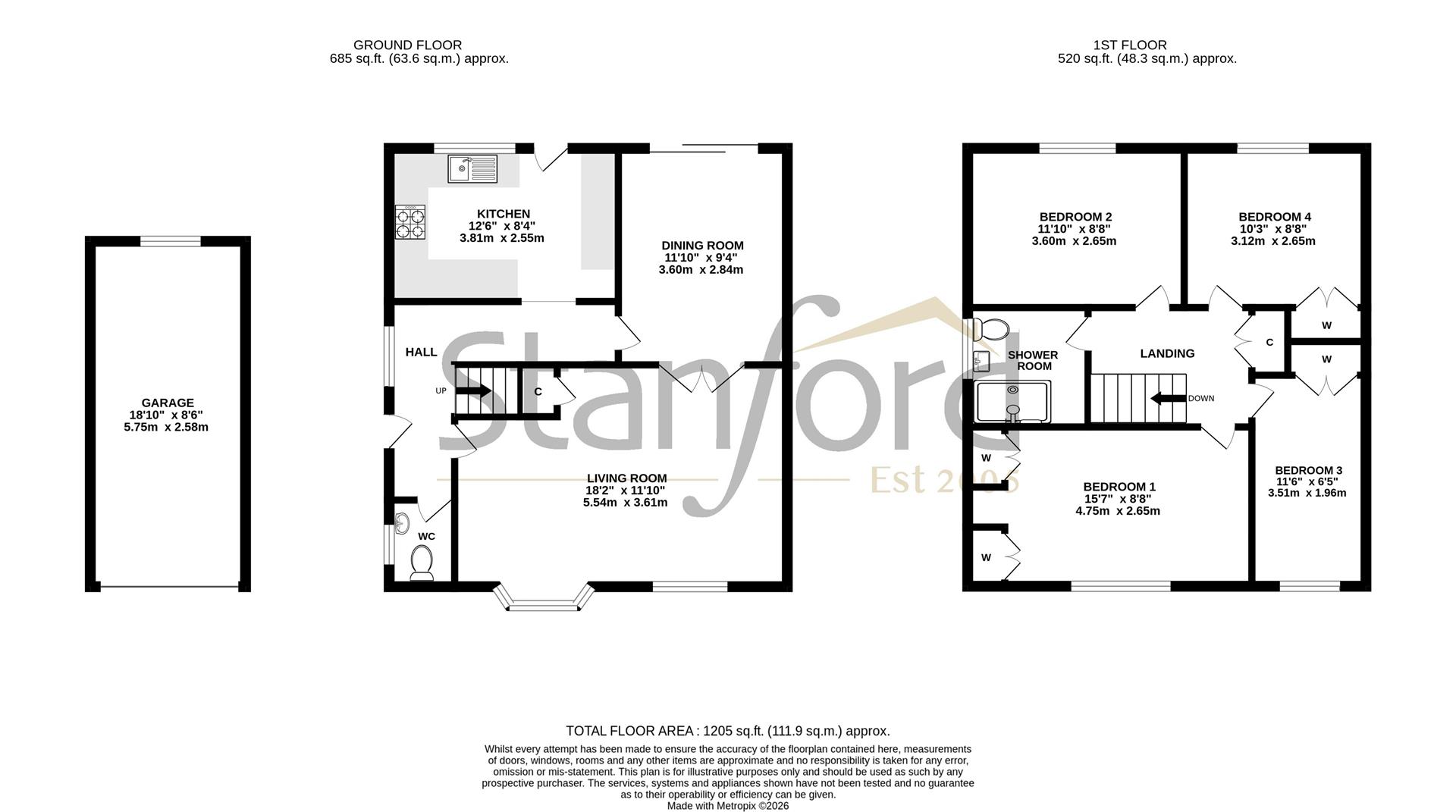 38, Princess Close, Southampton floorplan