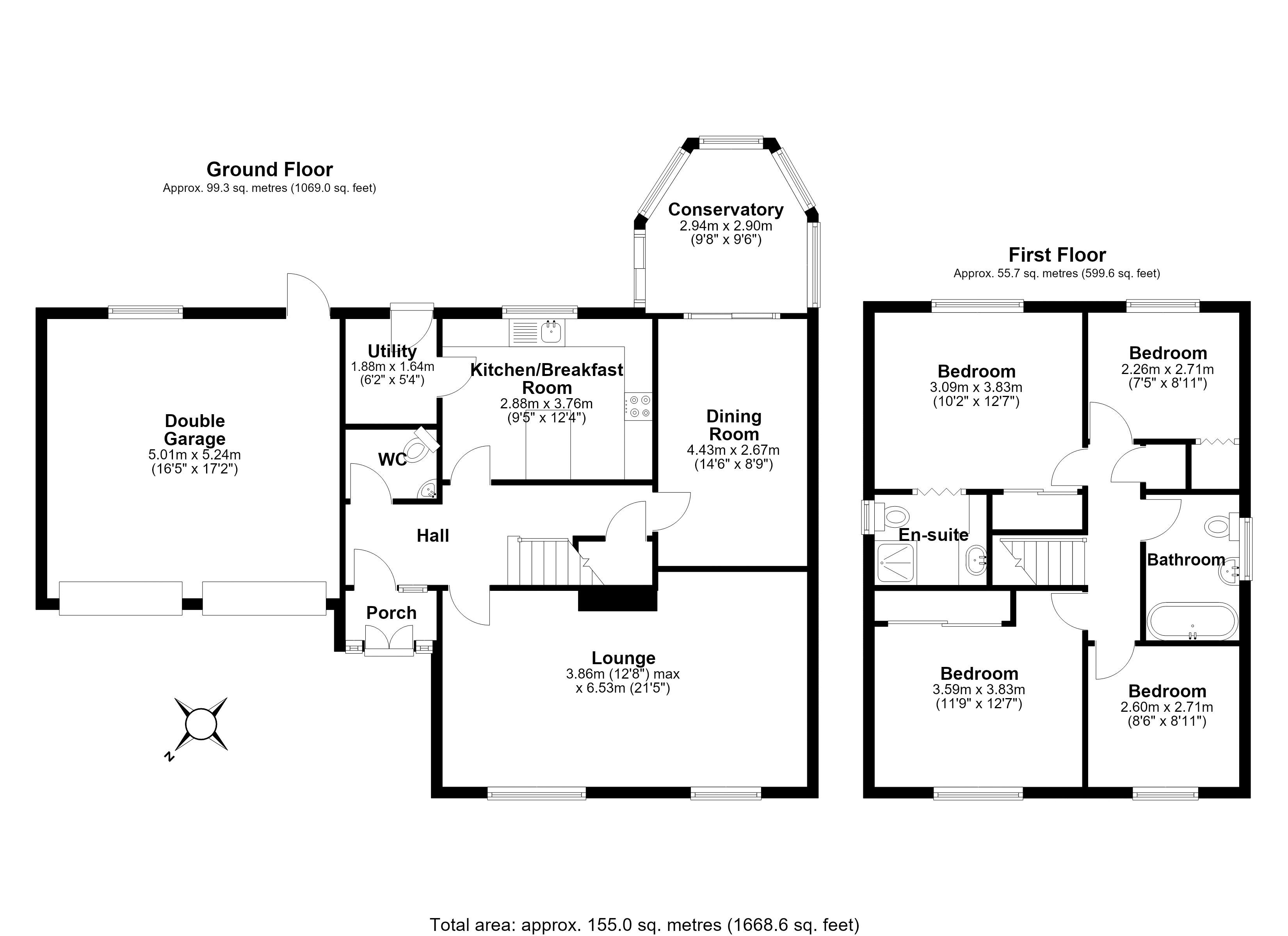 15, St Margarets Drive, Telford floorplan