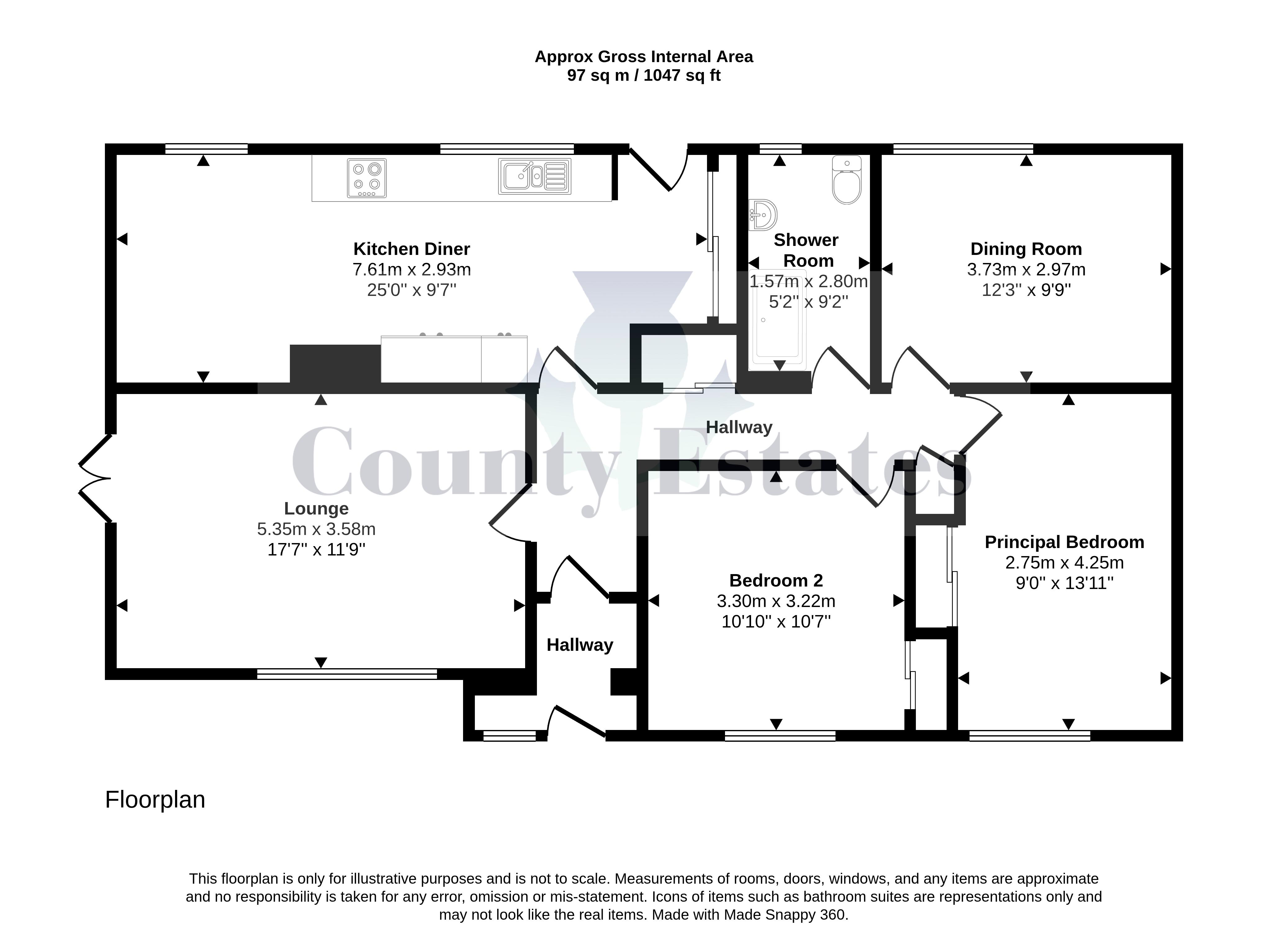 1, Glebe Crescent, Tillicoultry floorplan
