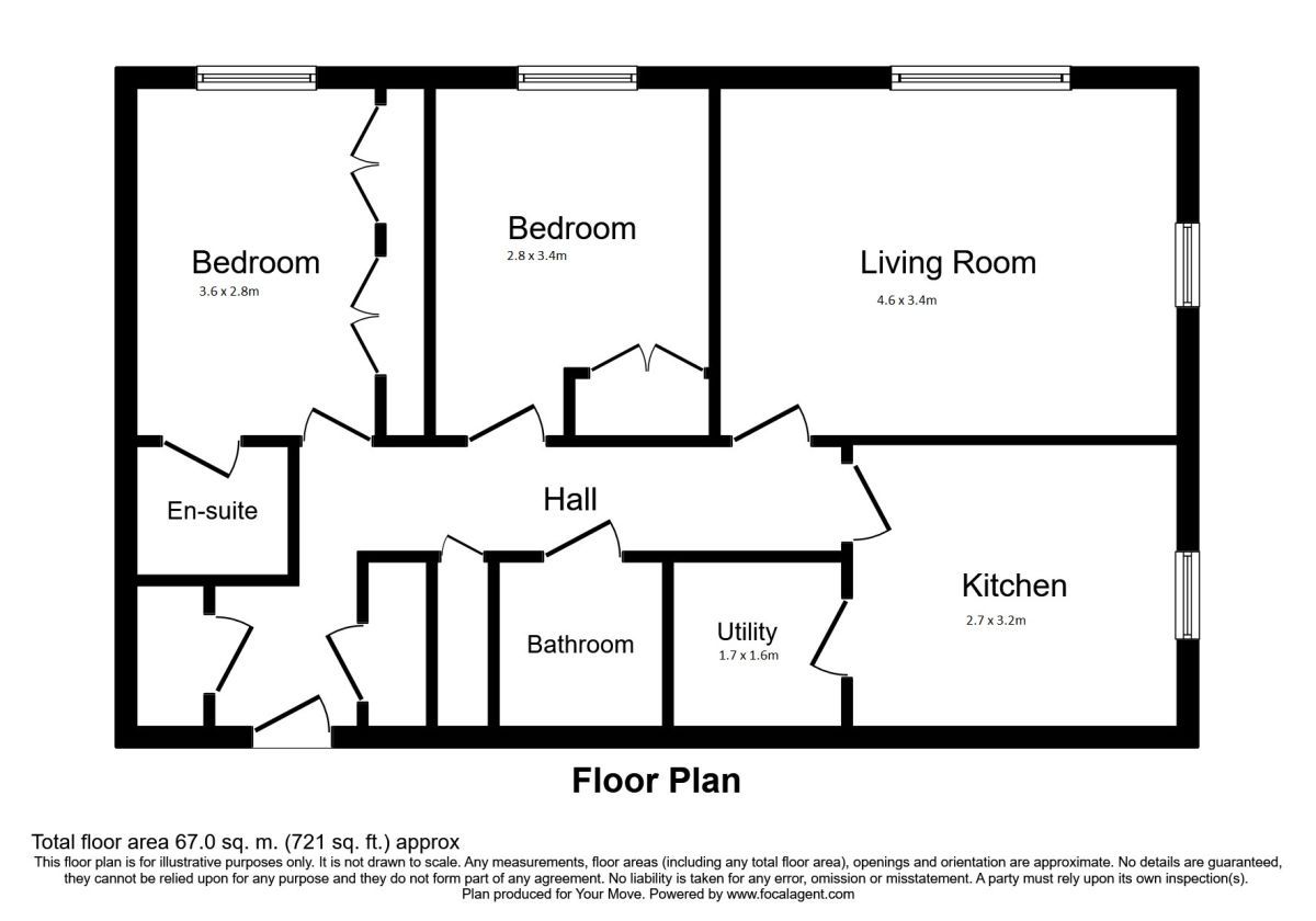 2 Bedrooms Flat for sale in Esk Bridge, Penicuik EH26