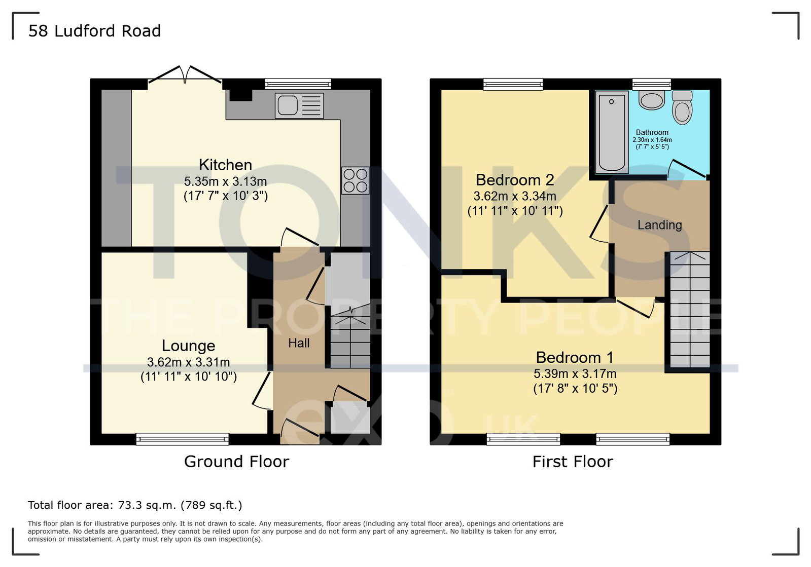 58, Ludford Road, Birmingham floorplan