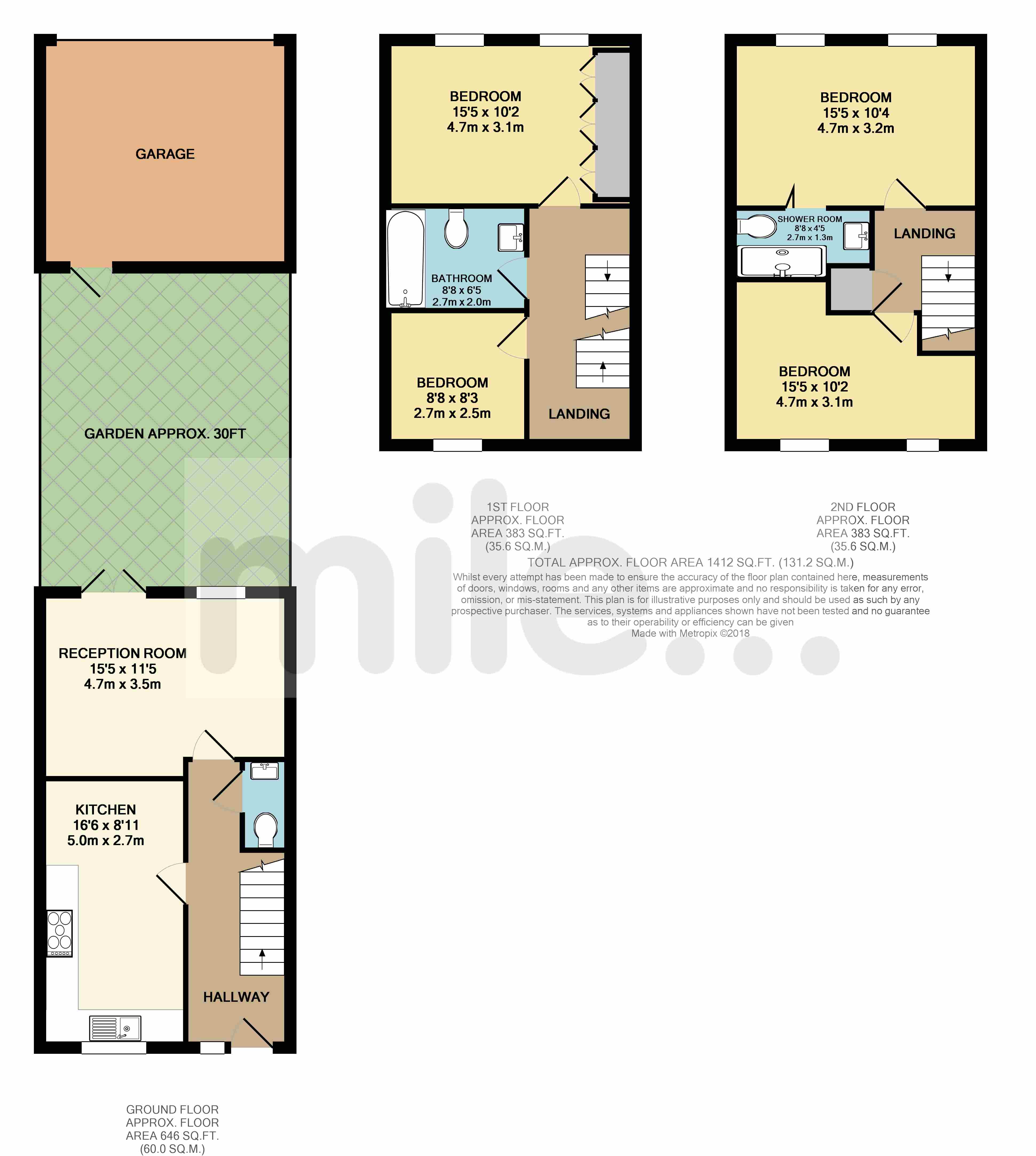 4 Bedrooms Terraced house for sale in Borehamwood, Herts WD6