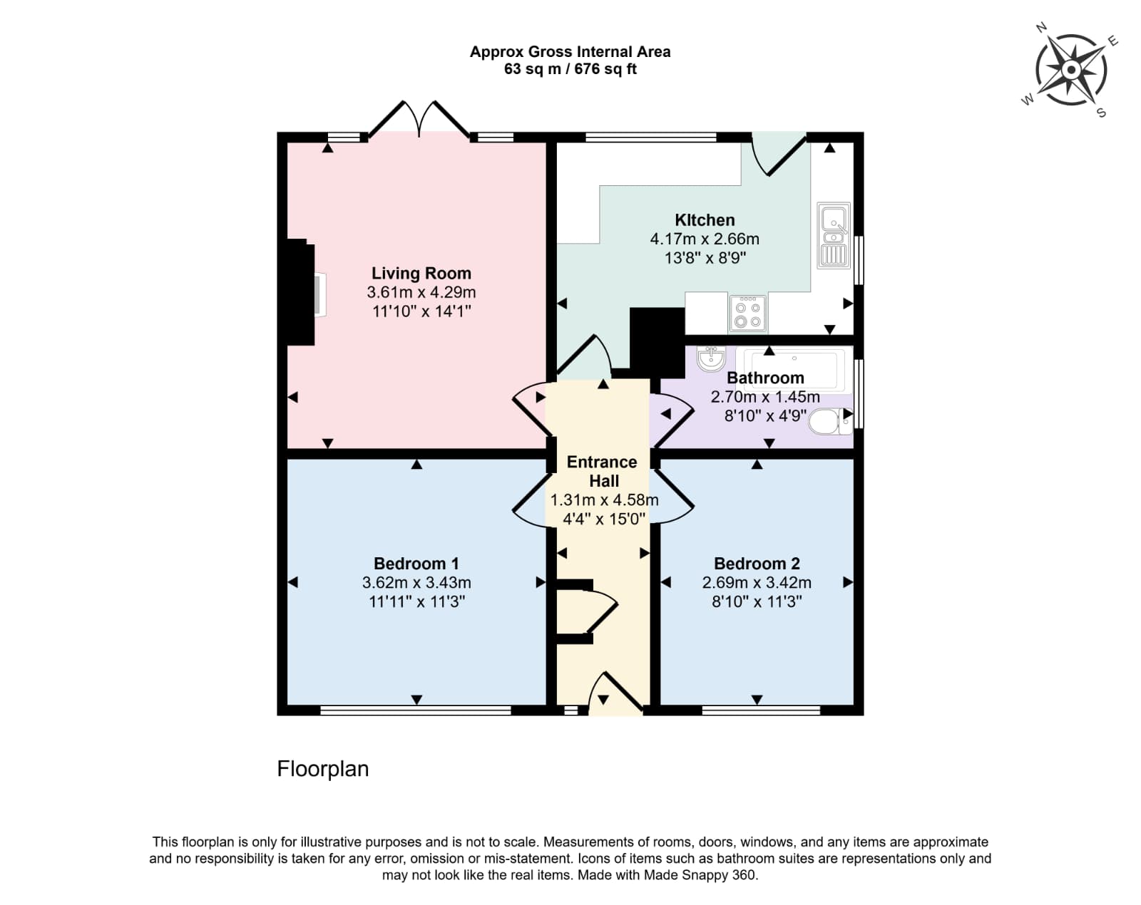 17, Chapel Lane, Canterbury floorplan