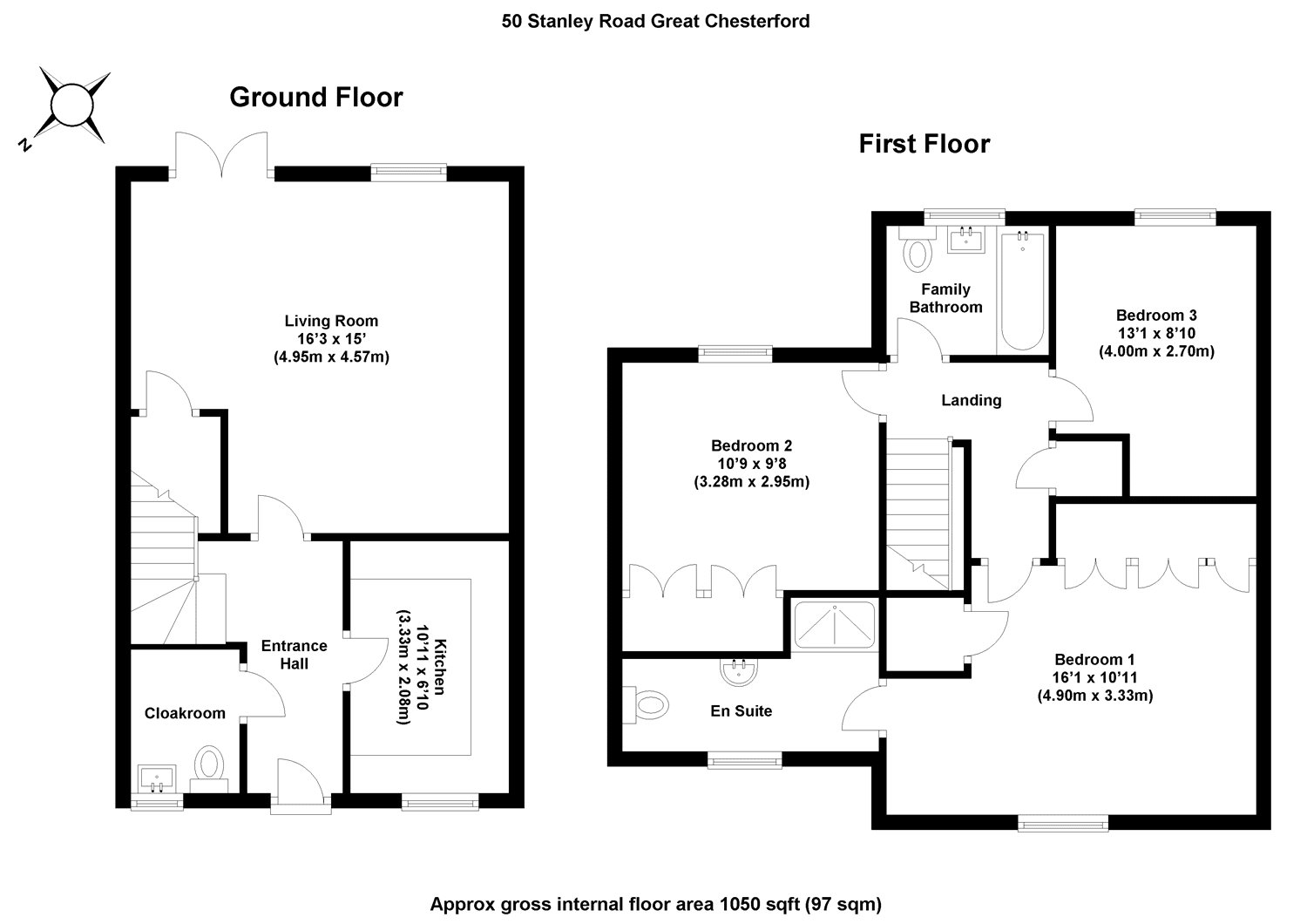 3 Bedrooms Link-detached house for sale in Stanley Road, Great Chesterford, Saffron Walden, Essex CB10