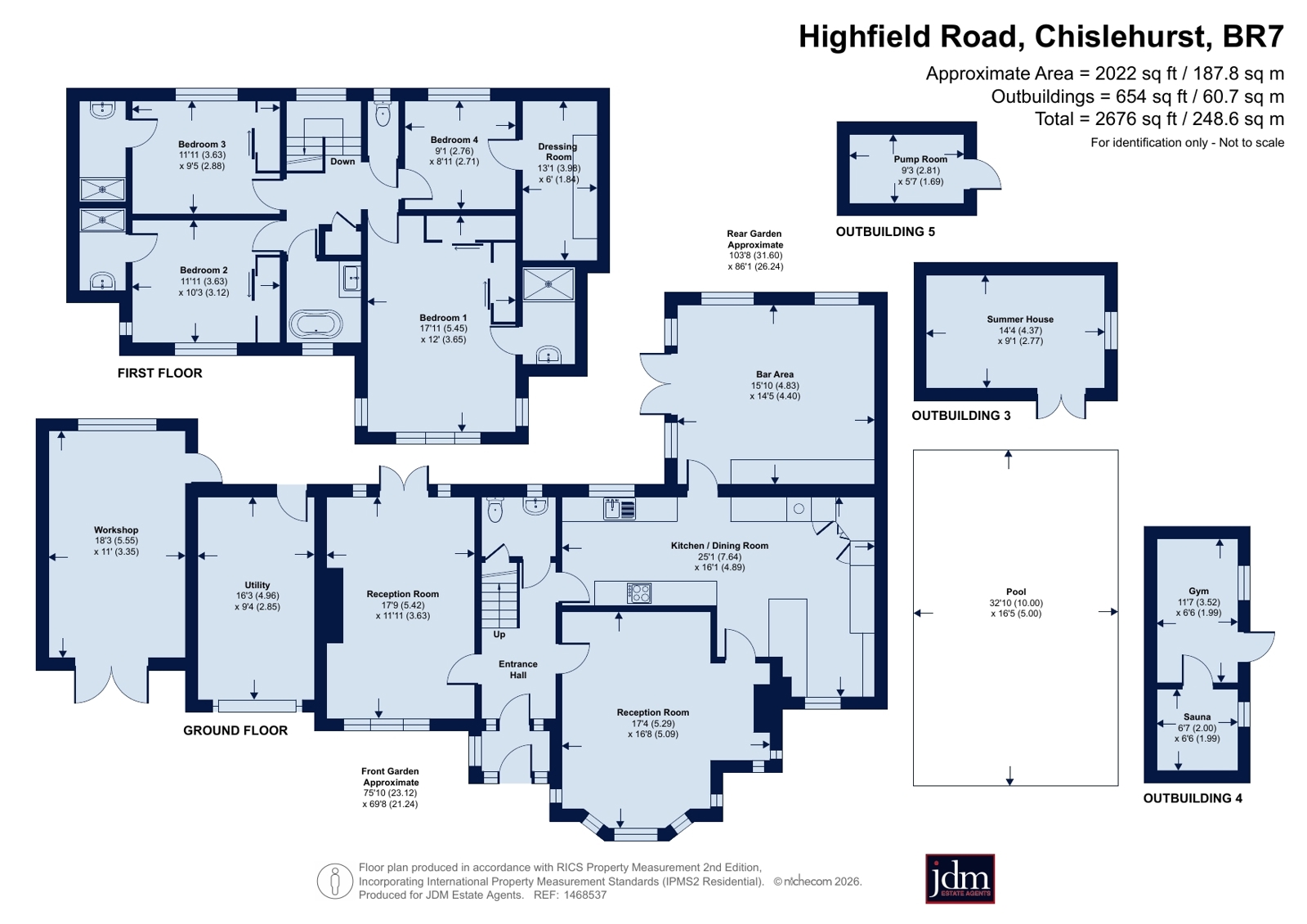 4, Highfield Road, Chislehurst floorplan