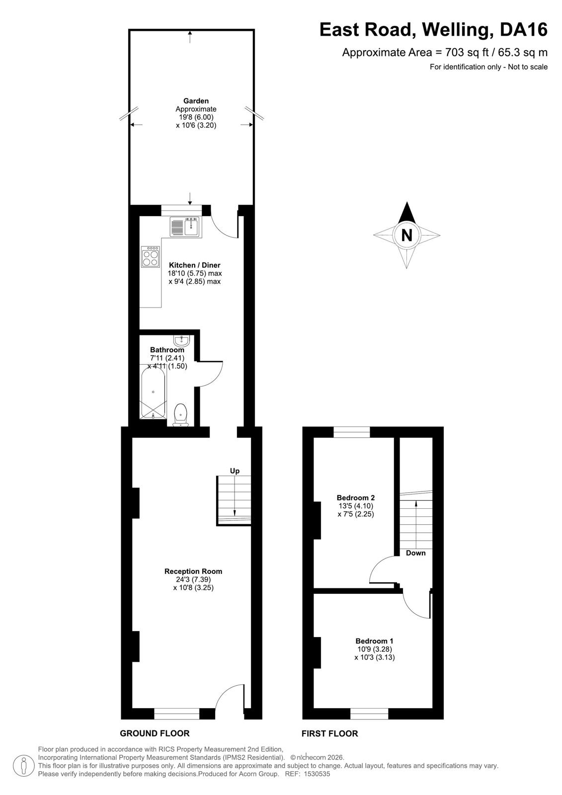 East Road, Welling floorplan