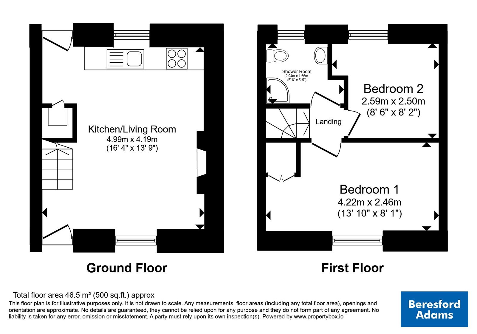 8 Glanrafon Terrace,, Tanygrisiau, Gwynedd floorplan