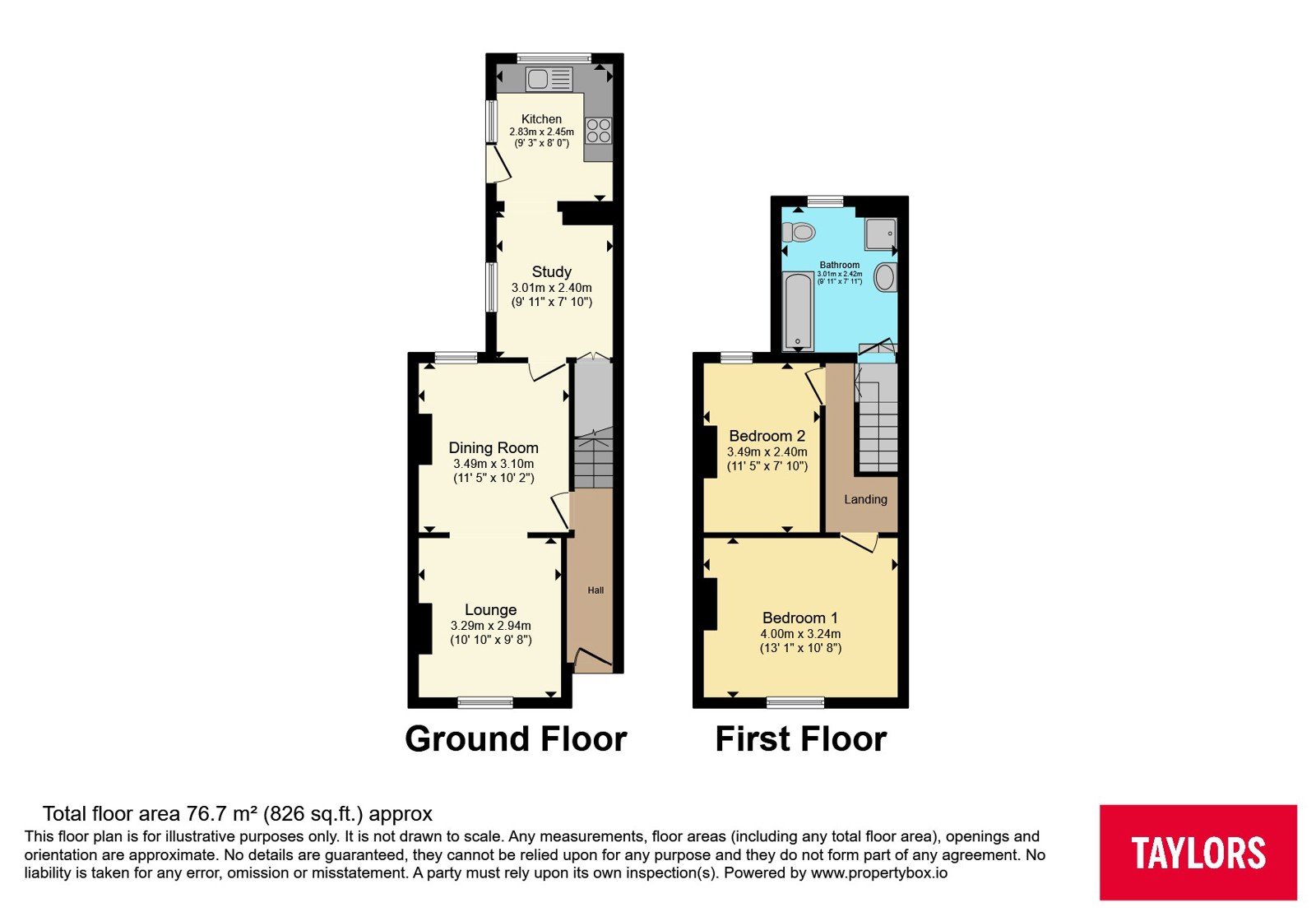 90, Cecil Road, Gloucestershire floorplan