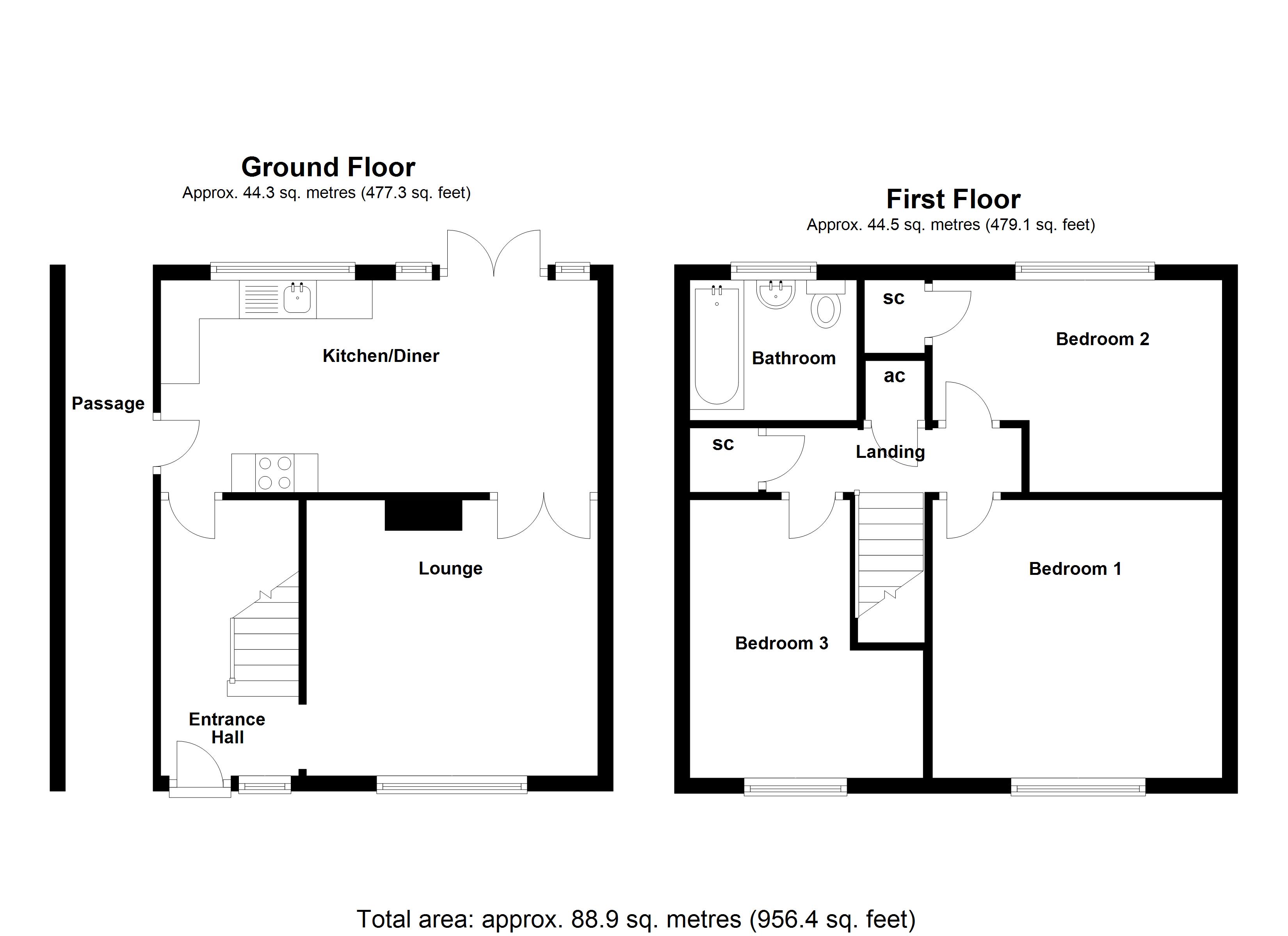 3 Bedrooms Terraced house for sale in Telford Avenue, Stevenage SG2