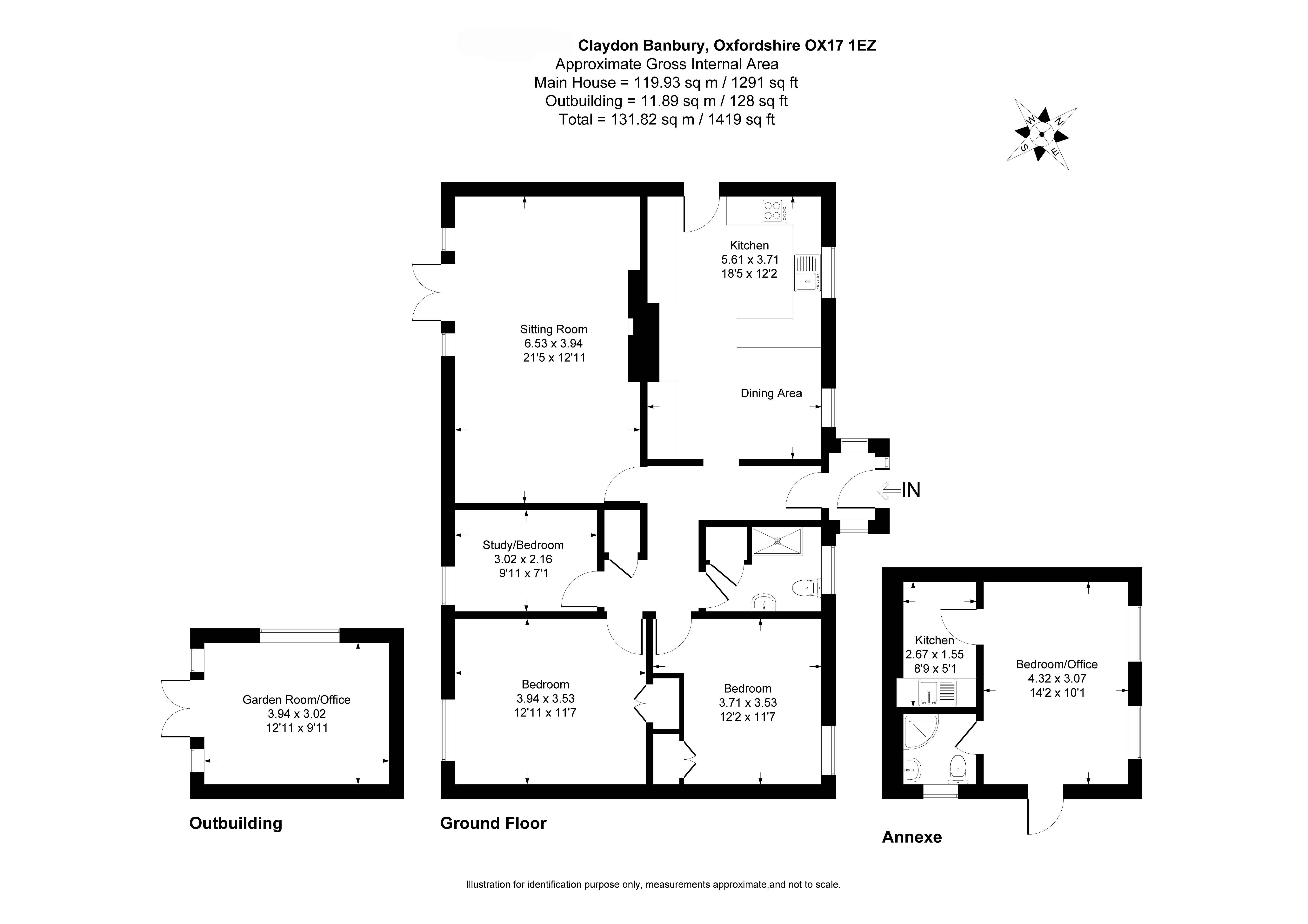 Threeways End,, Claydon, Oxfordshire floorplan