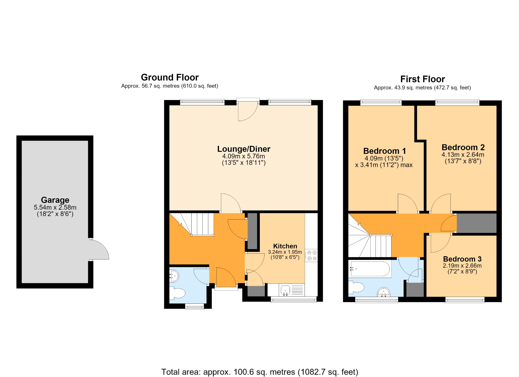 193 Pennsylvania, Llanedeyrn, South Glamorgan floorplan