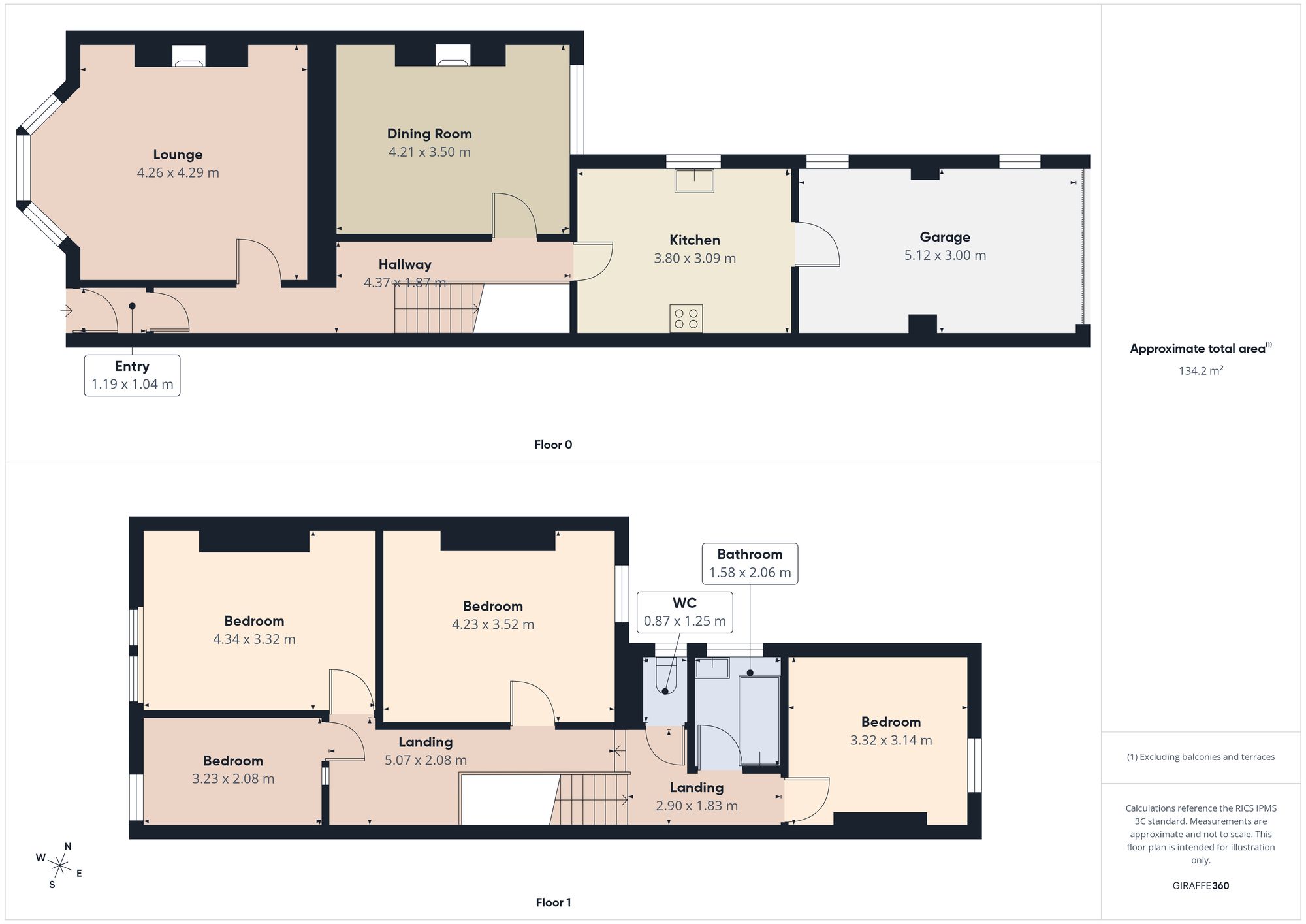 74 Laburnum Avenue, Wallsend floorplan