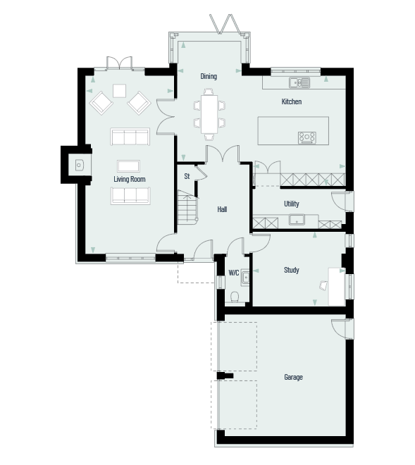 Pearson House - Brook Place (8), 17, Pearson House, Parish Avenue, Cranbrook floorplan