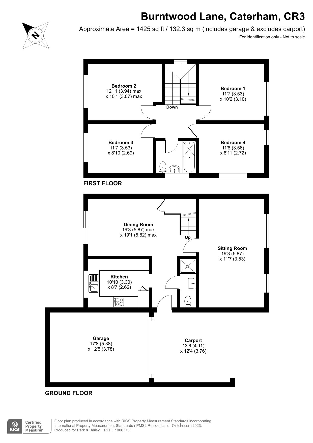 Burntwood Lane, Caterham, Surrey CR3, 4 bedroom detached house for sale