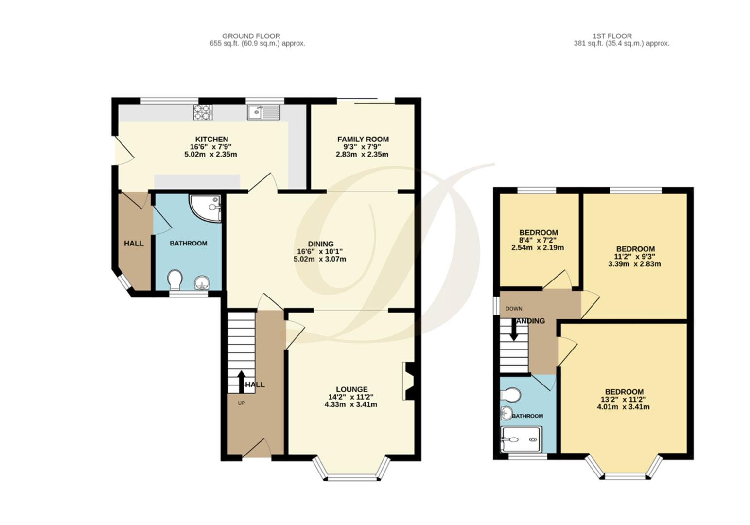 9, Myrtle Grove, Billinge floorplan