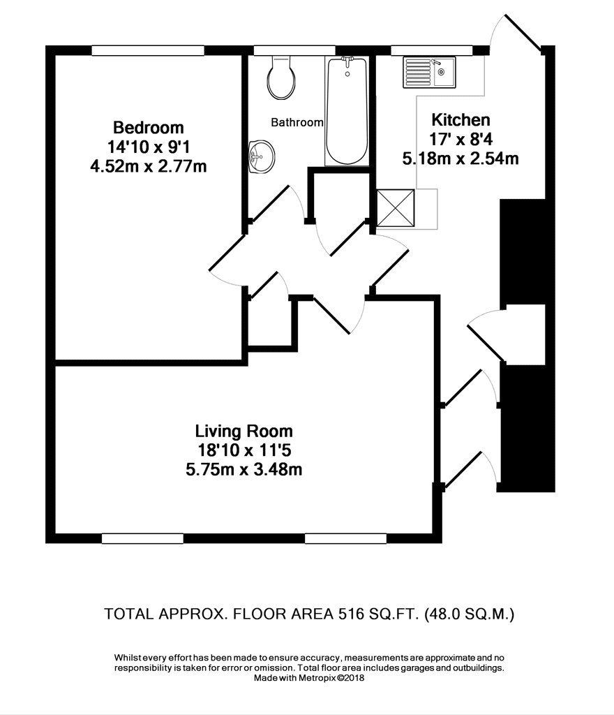 2 Bedrooms Flat for sale in High Brooms Road, Tunbridge Wells, Kent TN4