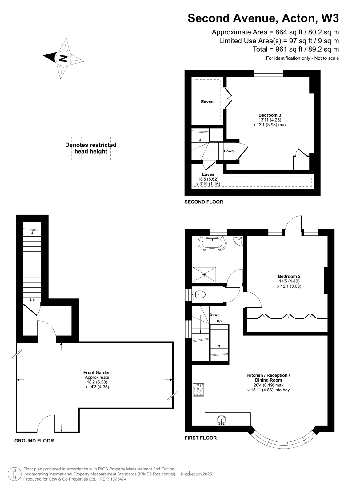 40, Second Avenue, Acton floorplan