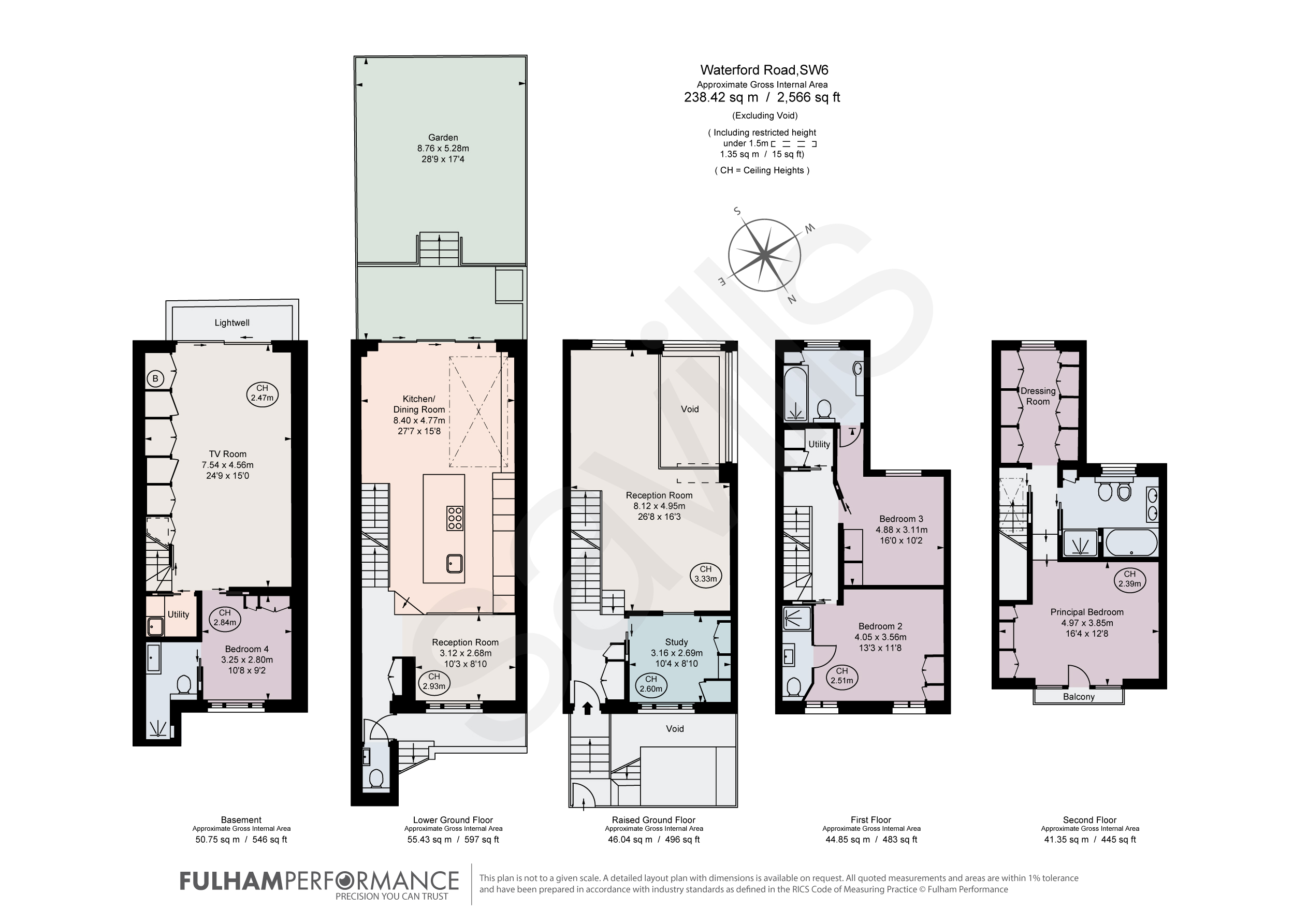 Waterford Road, London floorplan