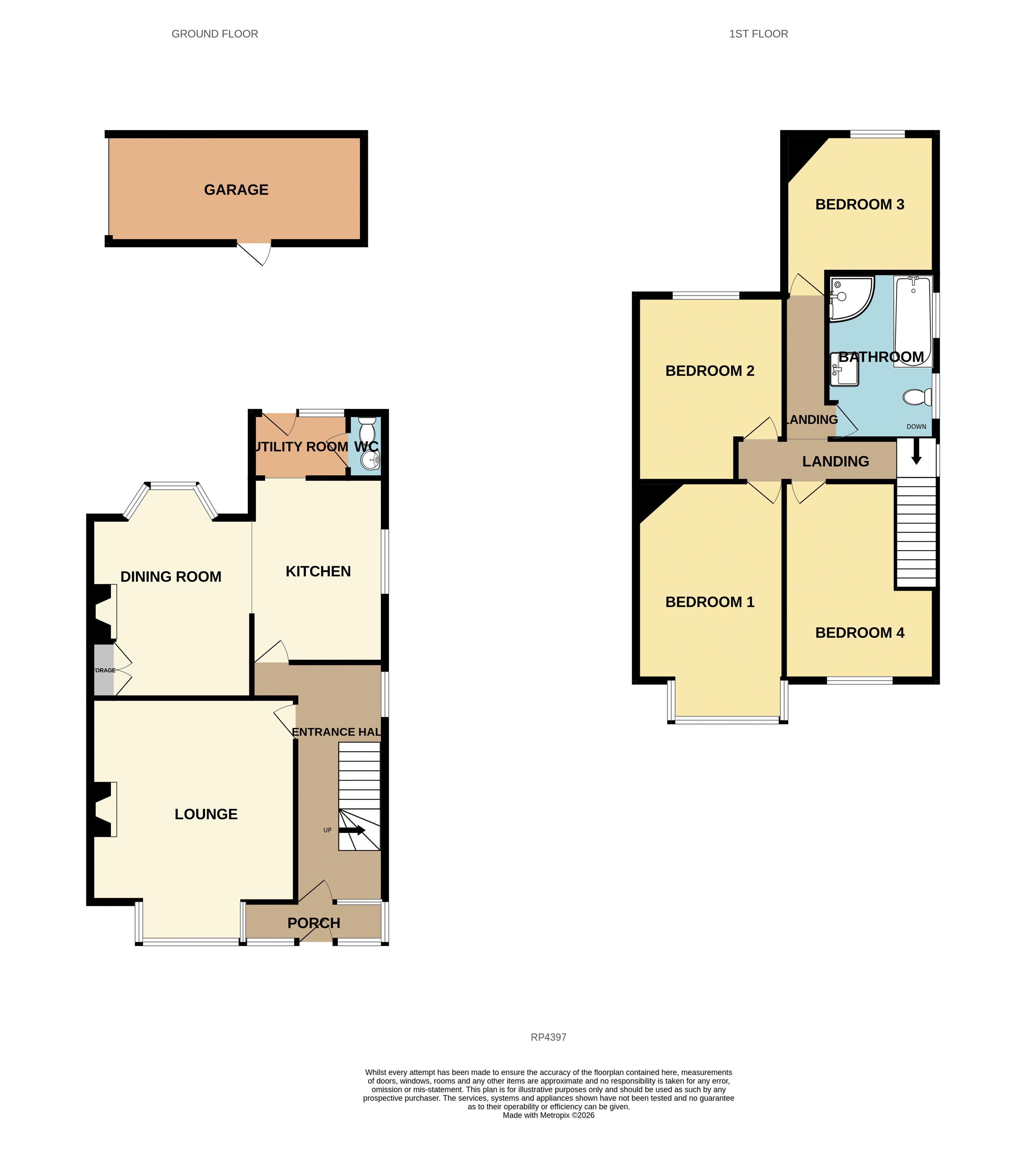 17, Pendorlan Avenue, Colwyn Bay floorplan
