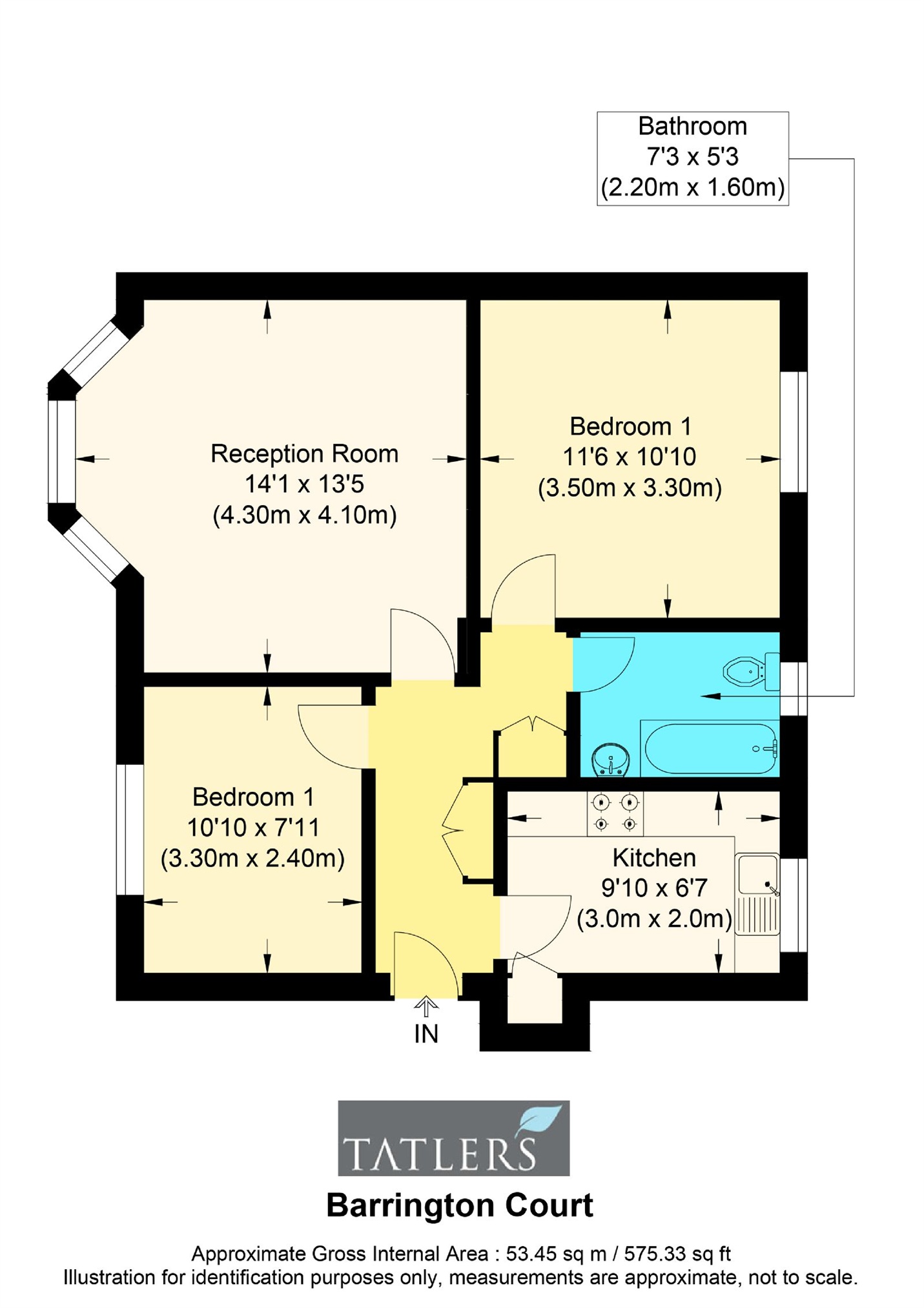 Barrington Court, Colney Hatch Lane, Muswell Hill N10, 2 bedroom flat