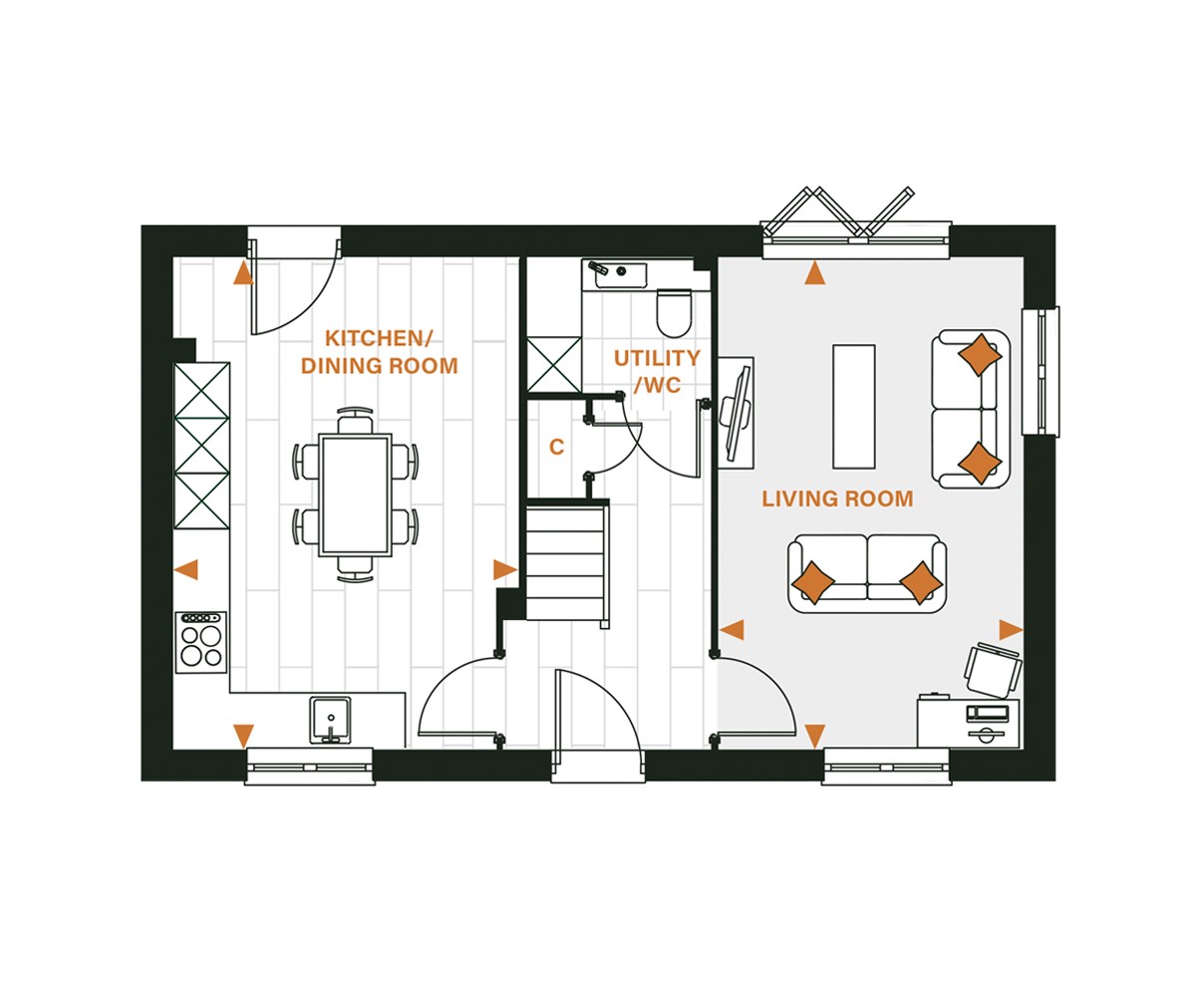 Plot 17c, The Hazel, Thornwood Park, Epping floorplan