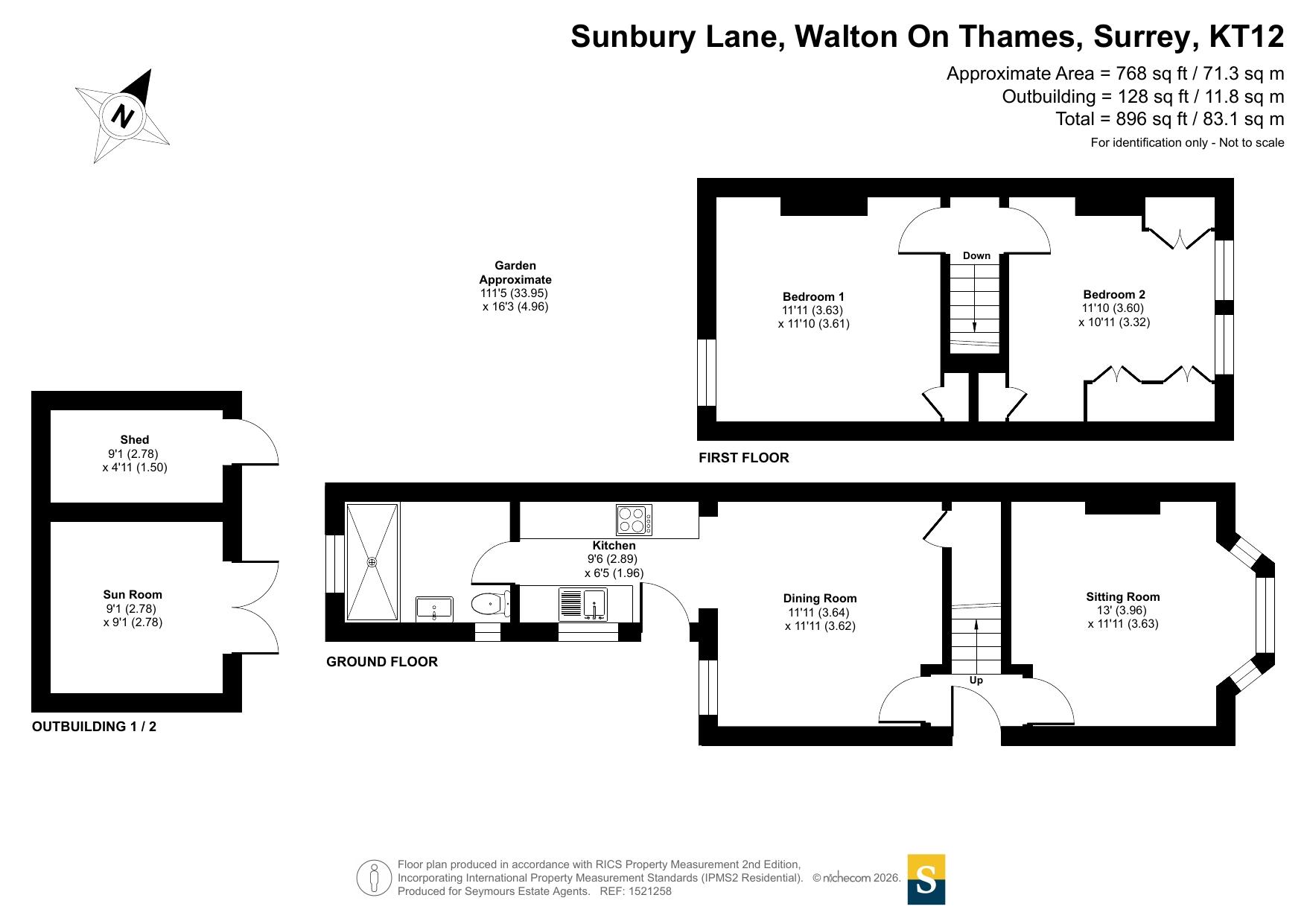 37, Sunbury Lane, Surrey floorplan