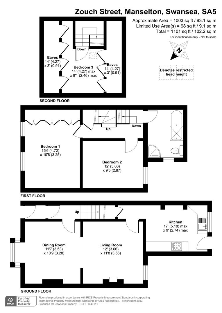 Zouch Street, Swansea floorplan