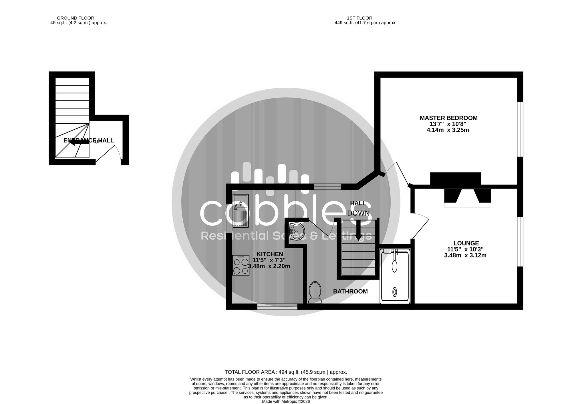 25a New Cross Road, Guildford floorplan