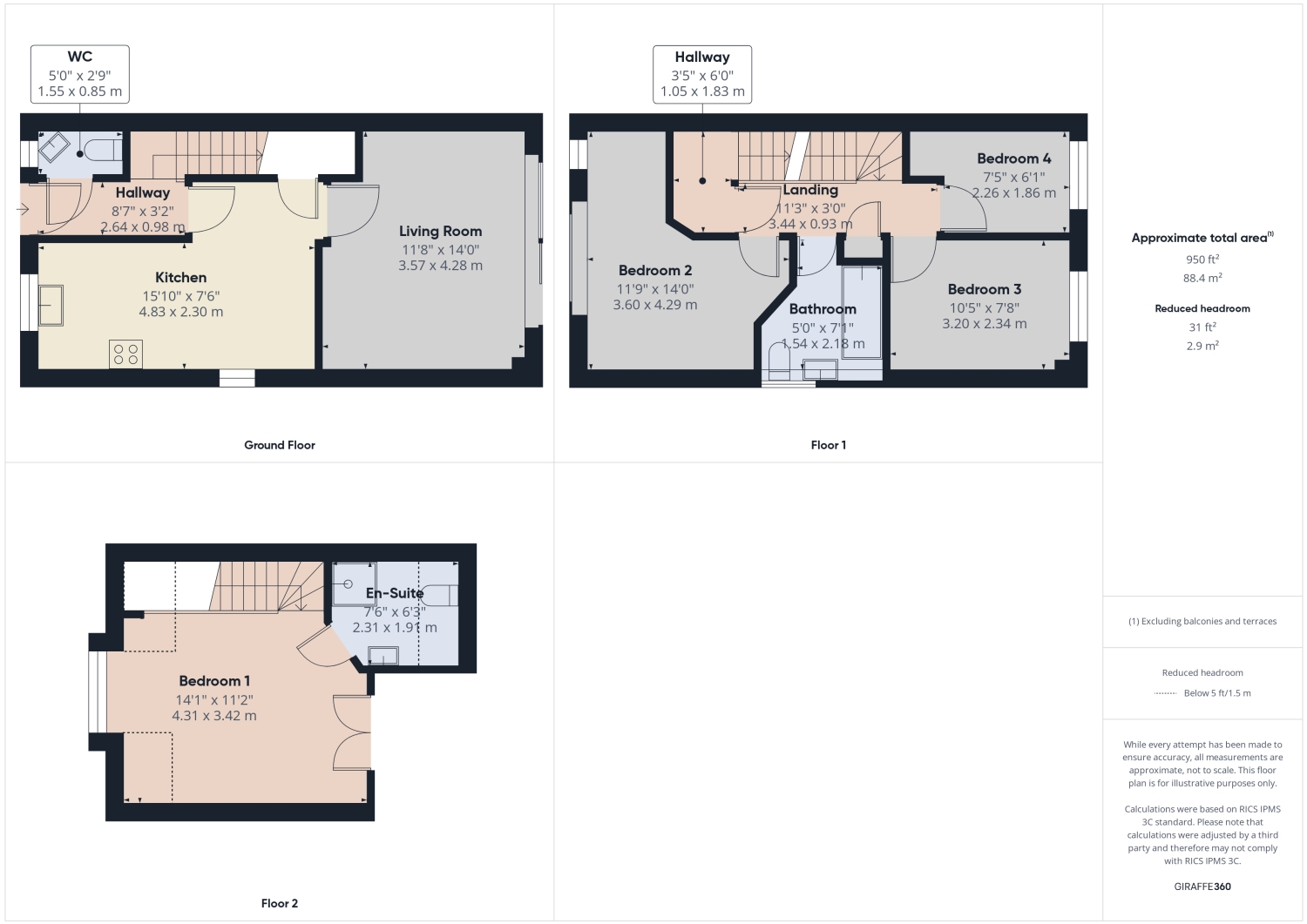 2, Newdawn Place, Cheltenham floorplan