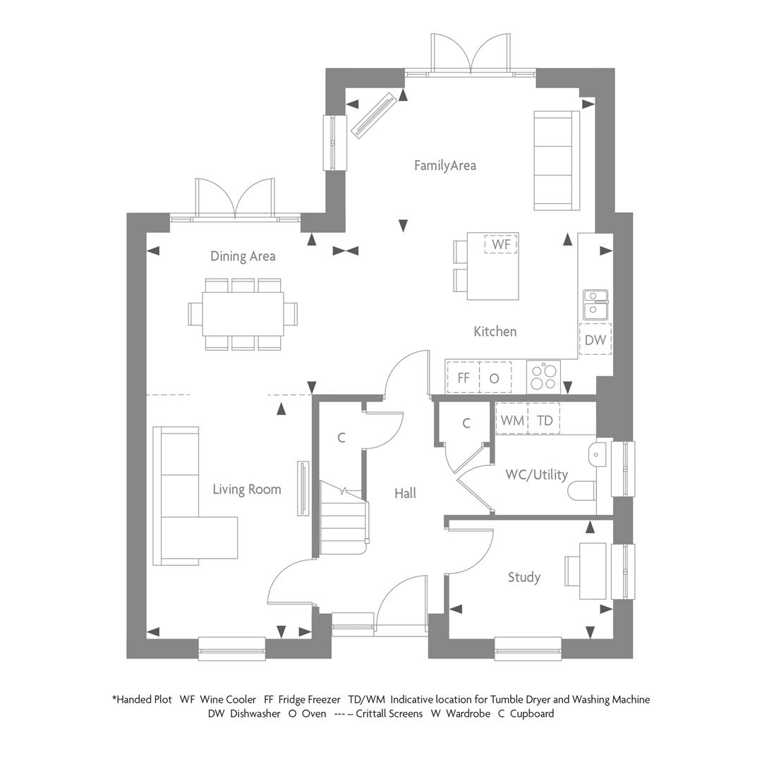 Myleswood, Plot 22 - The Audley, Stocks Lane, Brentwood floorplan