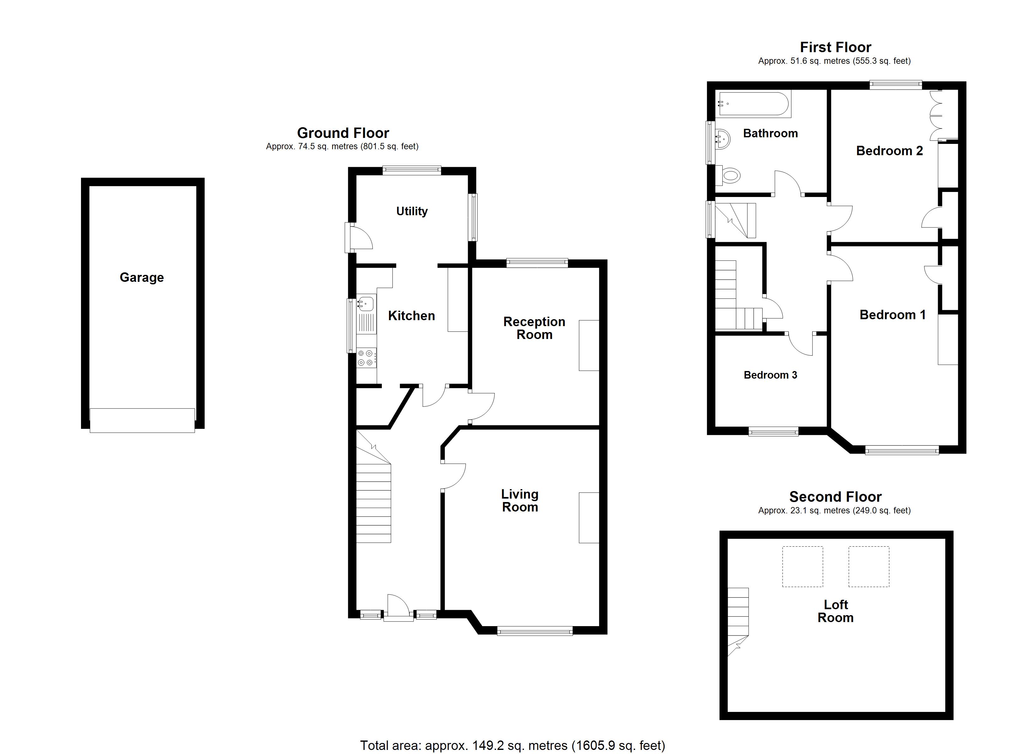 55, Mount Pleasant Way, Dyfed floorplan
