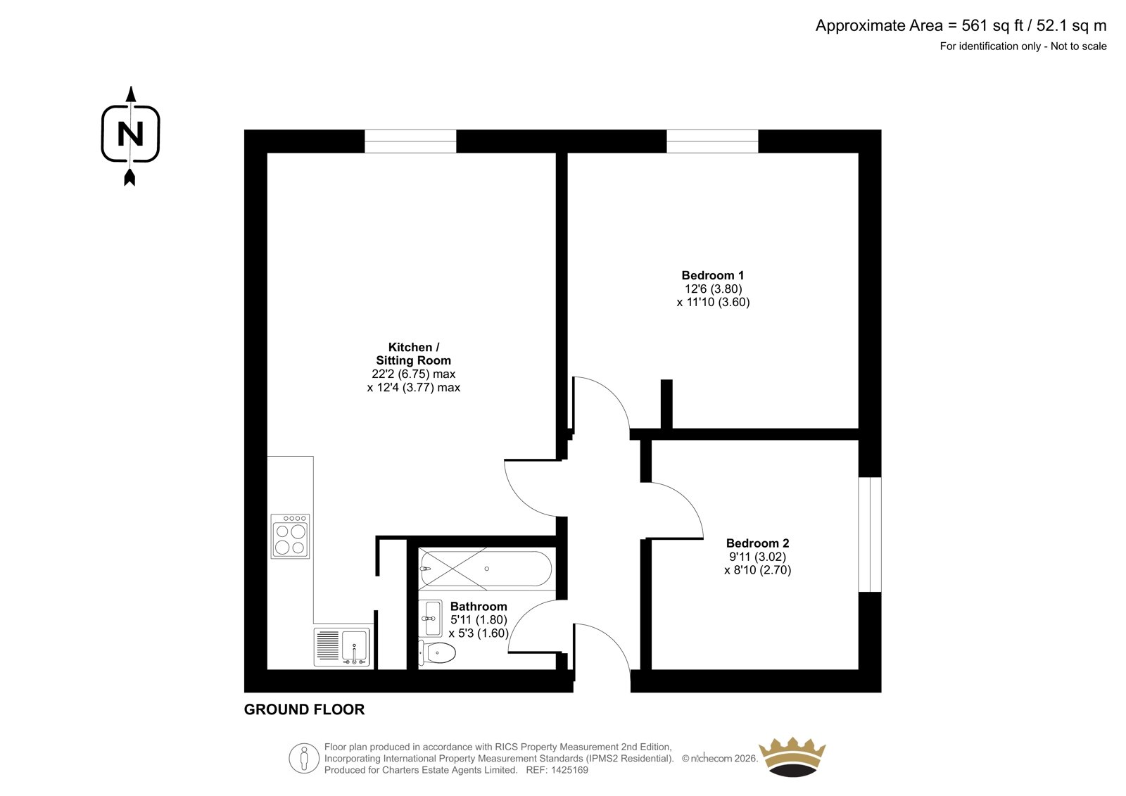 Flat 5, Beatty Court,, Anson Drive, Hampshire floorplan
