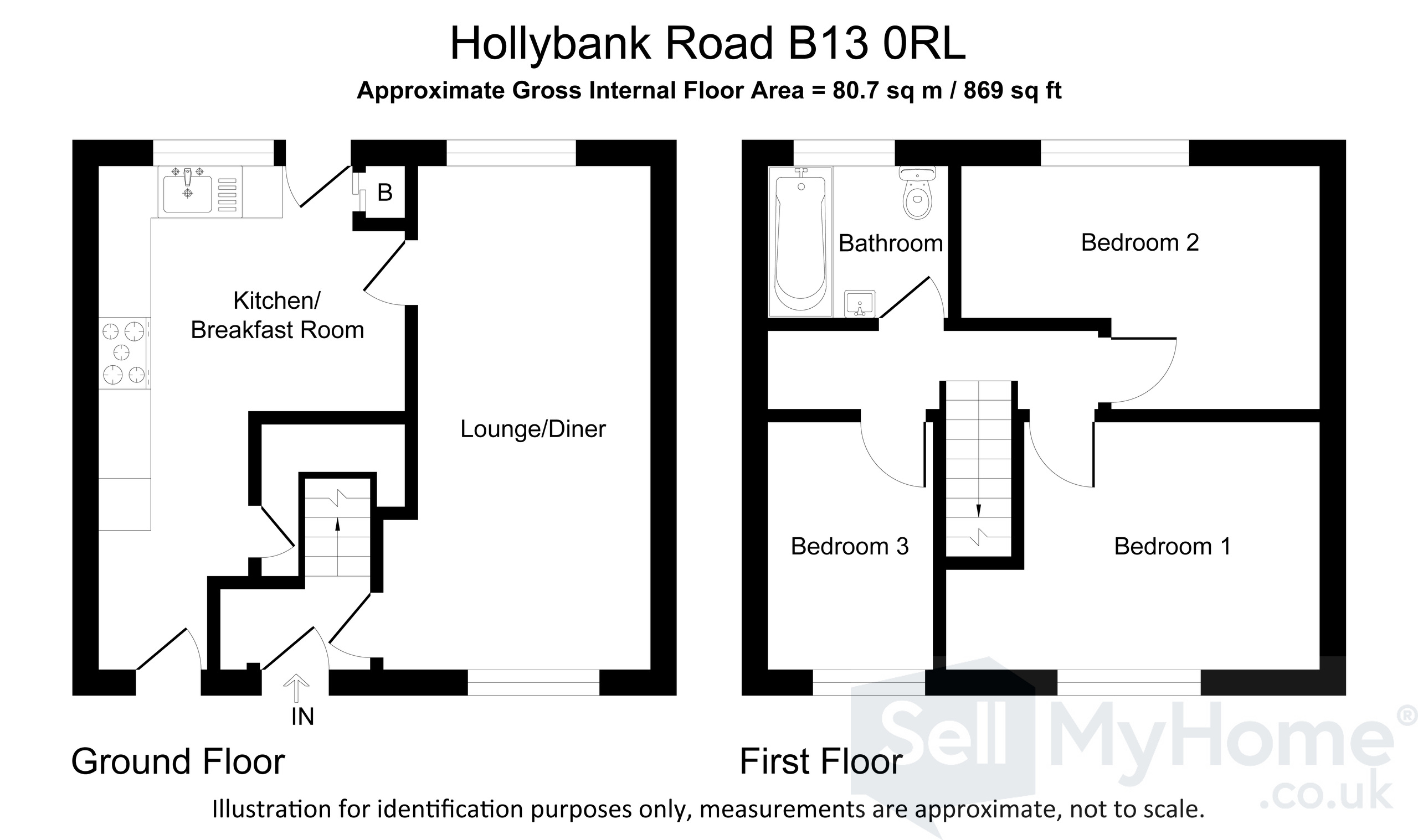 138 Hollybank Road, Birmingham floorplan