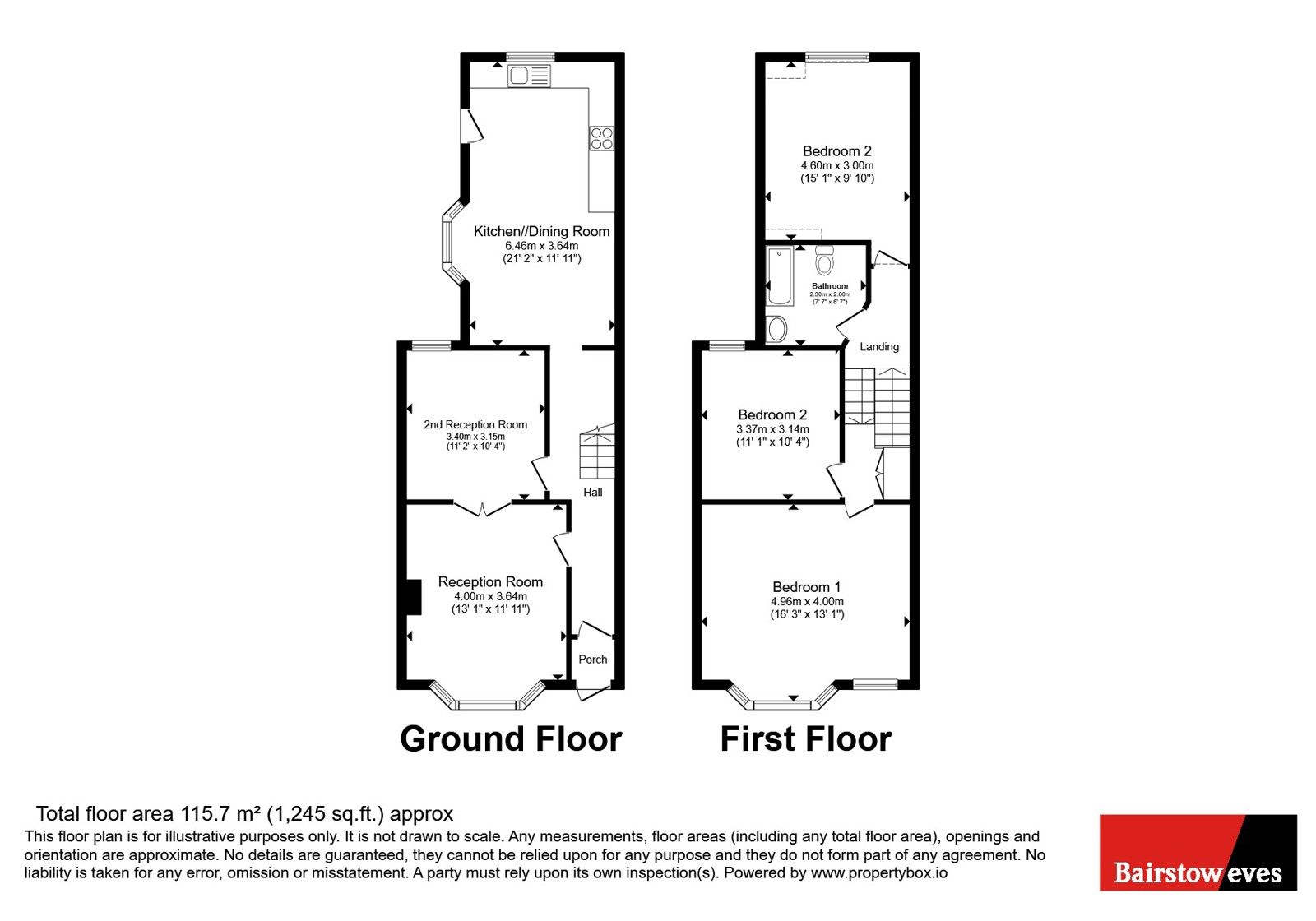 1, East Avenue, London floorplan