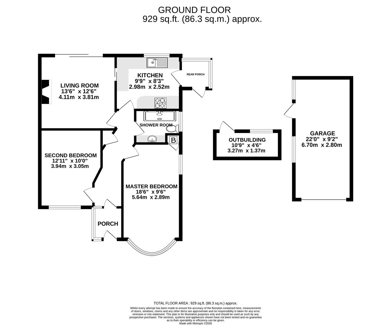 49, Larkhay Road, Gloucester floorplan