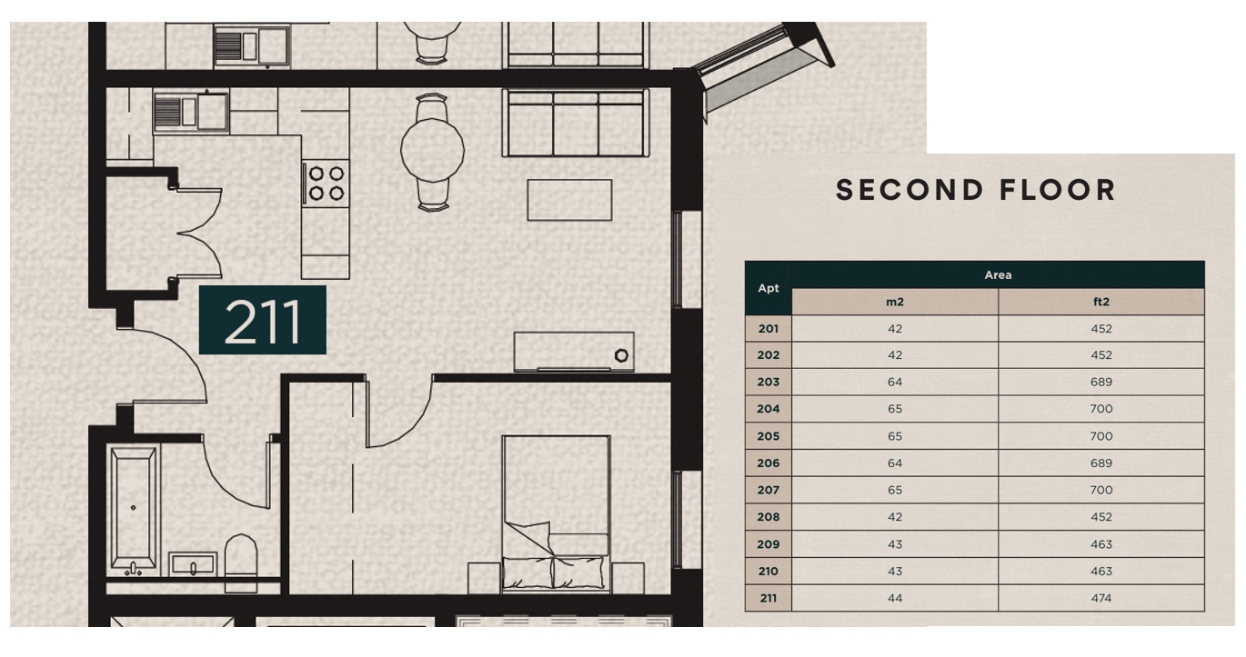 Apt 201,, Charles Green Residences, 31, Albion Street, Birmingham floorplan