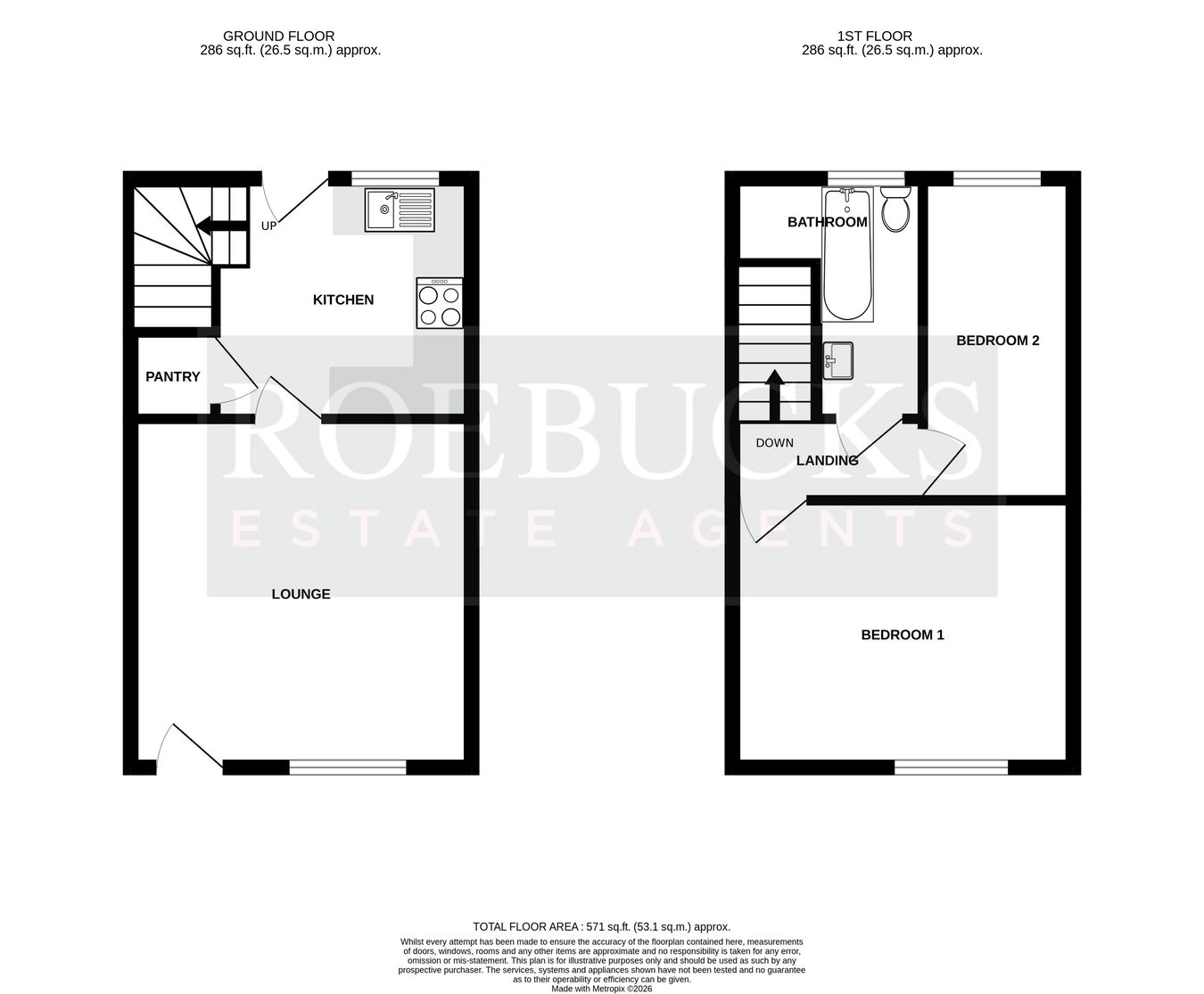 25, Queens Avenue, Barnsley floorplan