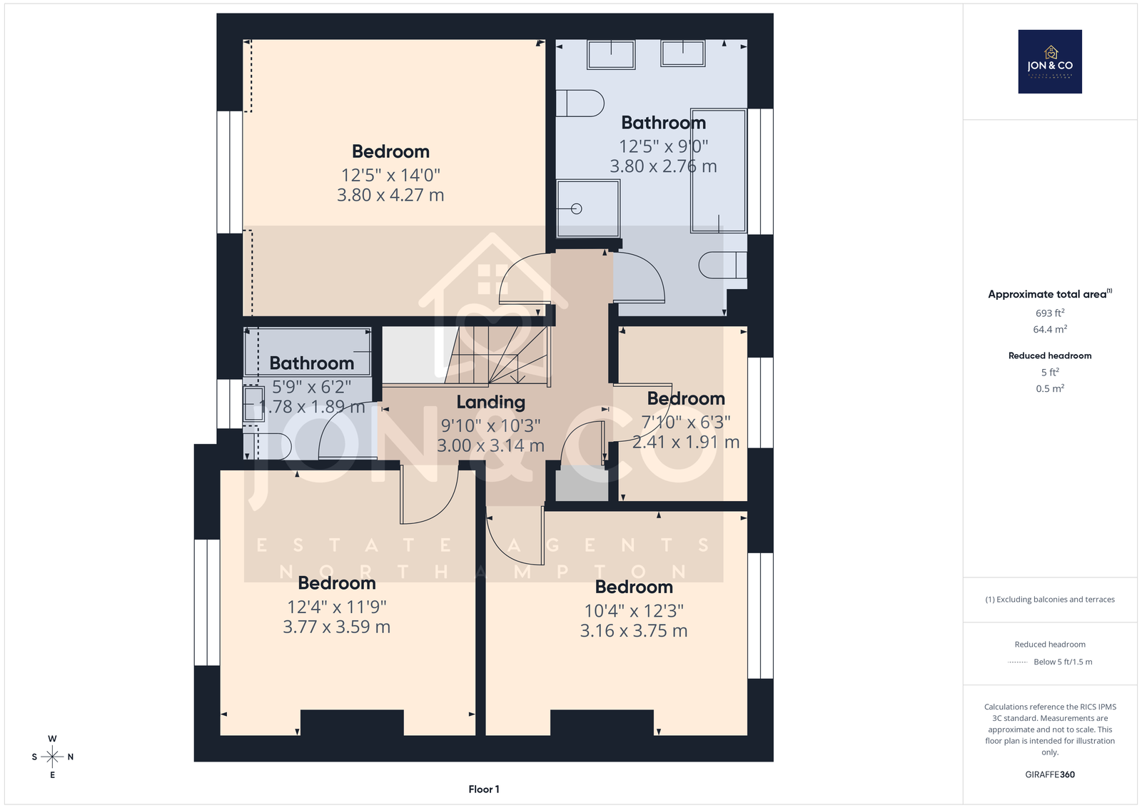 10, Overstone Road, Northampton floorplan