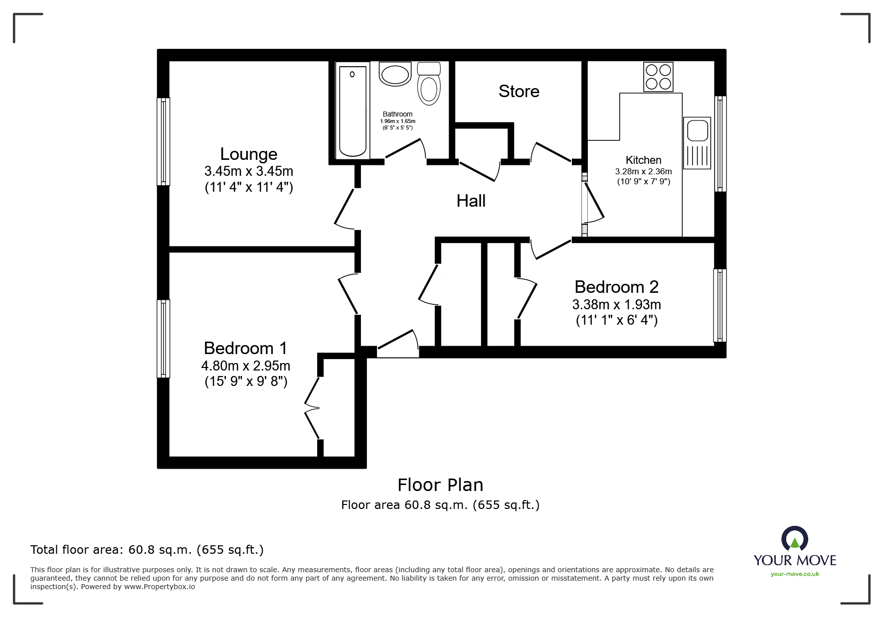 44, Hotoft Road, Leicestershire floorplan