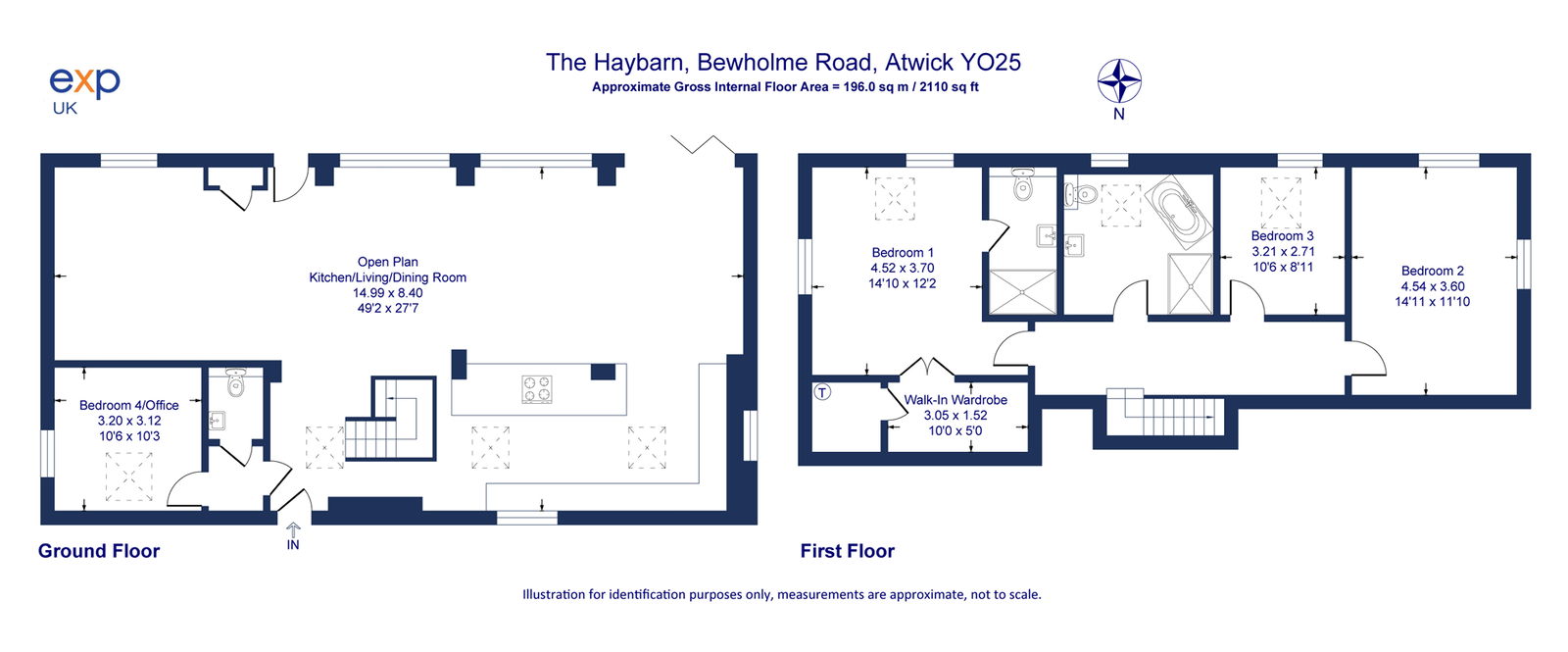 The Hay Barn, Bewholme Road, Driffield floorplan