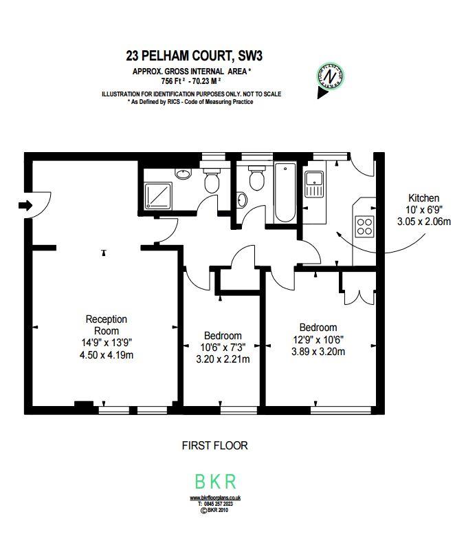 2 Bedrooms Flat to rent in Fulham Road, London SW3