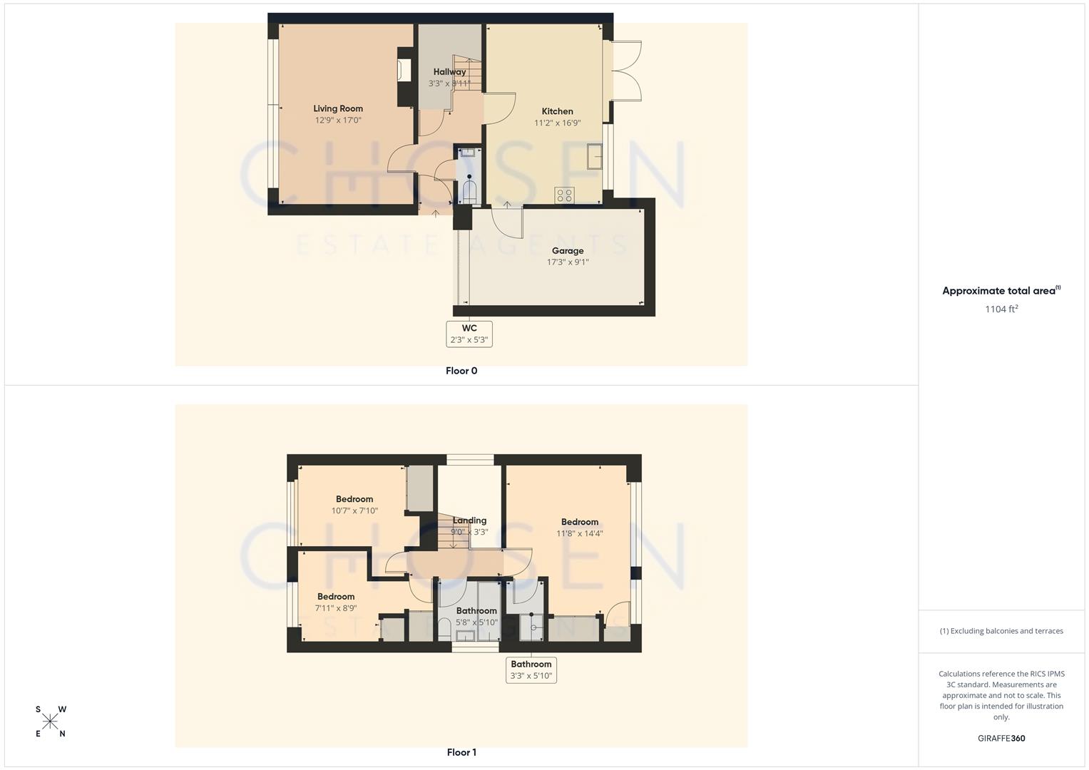 64, Oldbury Orchard, Gloucester floorplan